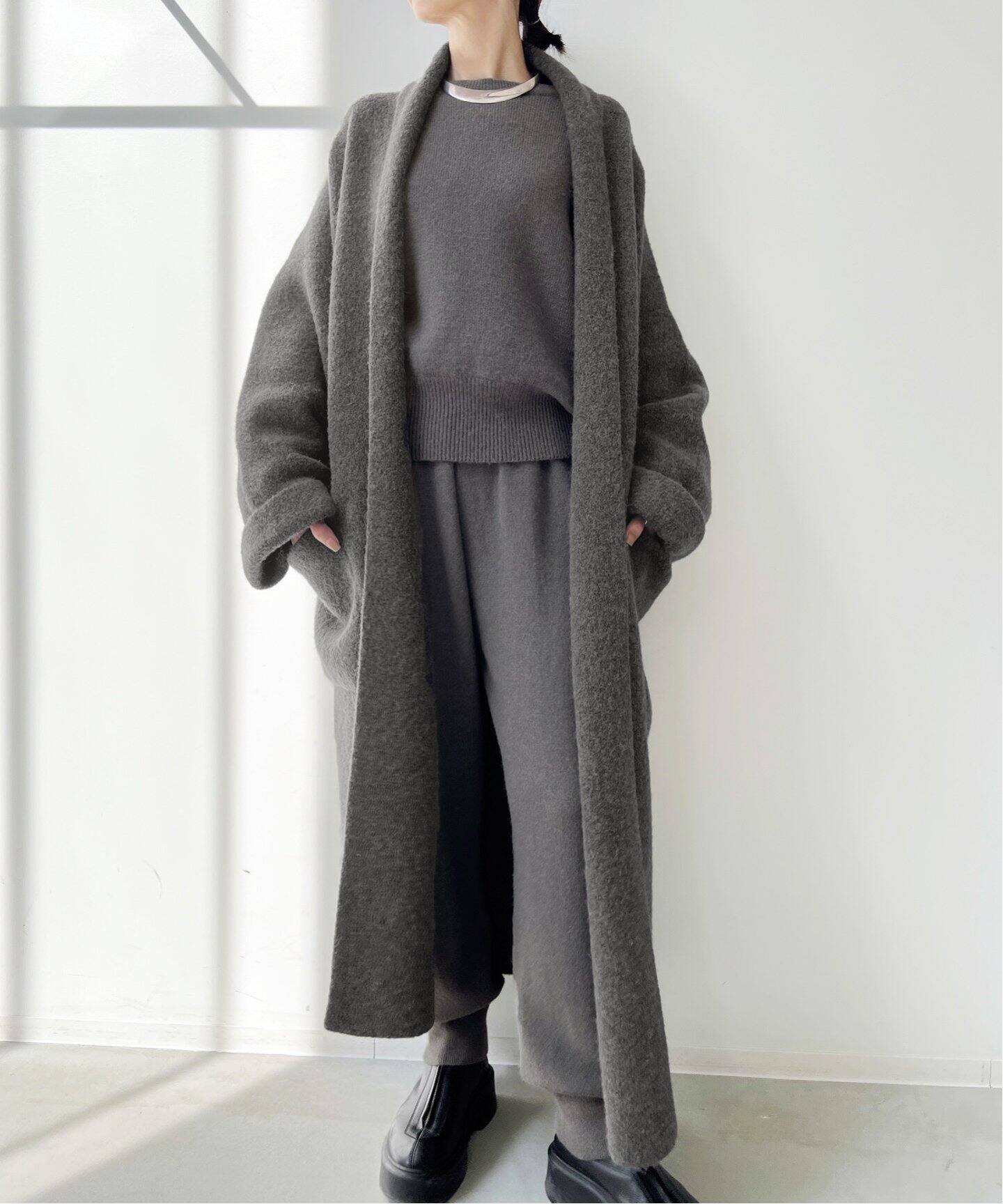 LAUREN MANOOGIAN/ローレン マヌージアン】DOUBLE FACE LONG COAT 