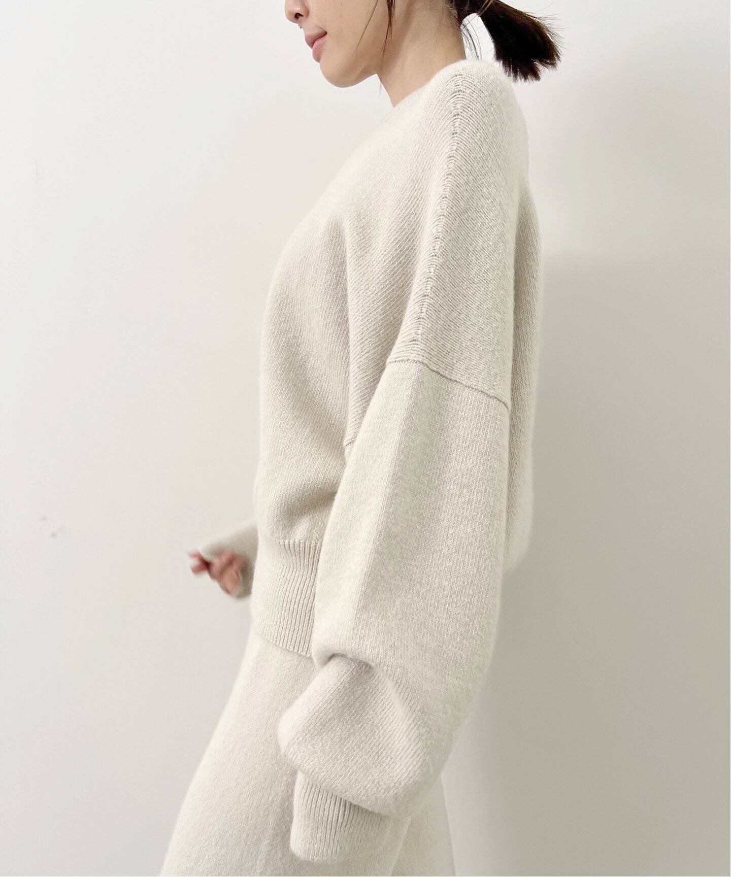 LAUREN MANOOGIAN/ローレン マヌージアン】BASE SHORT C/N KNIT  