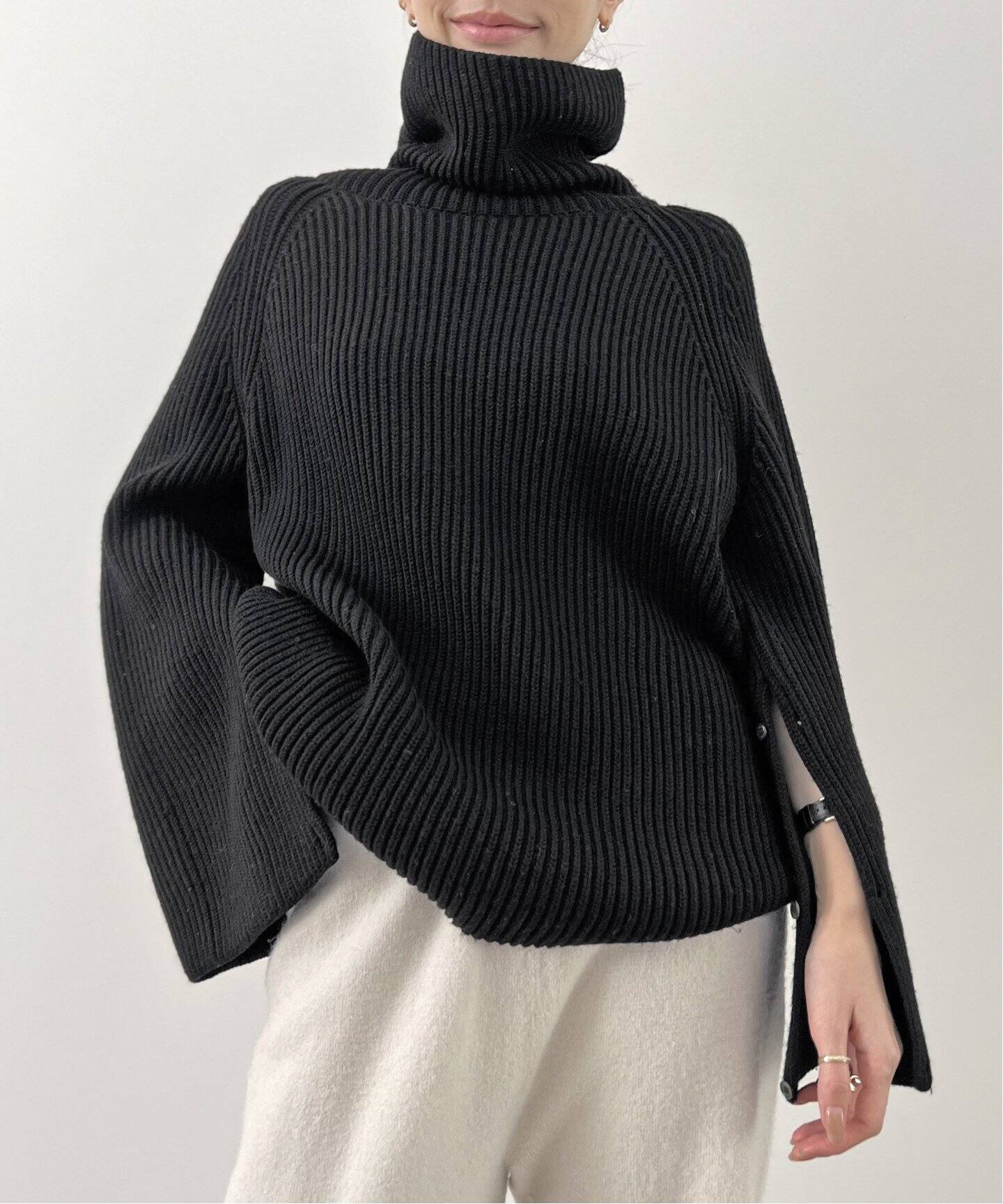 MARK KENLY DOMINO TAN /マークケンリードミノタン】TURTLE NECK KNIT  