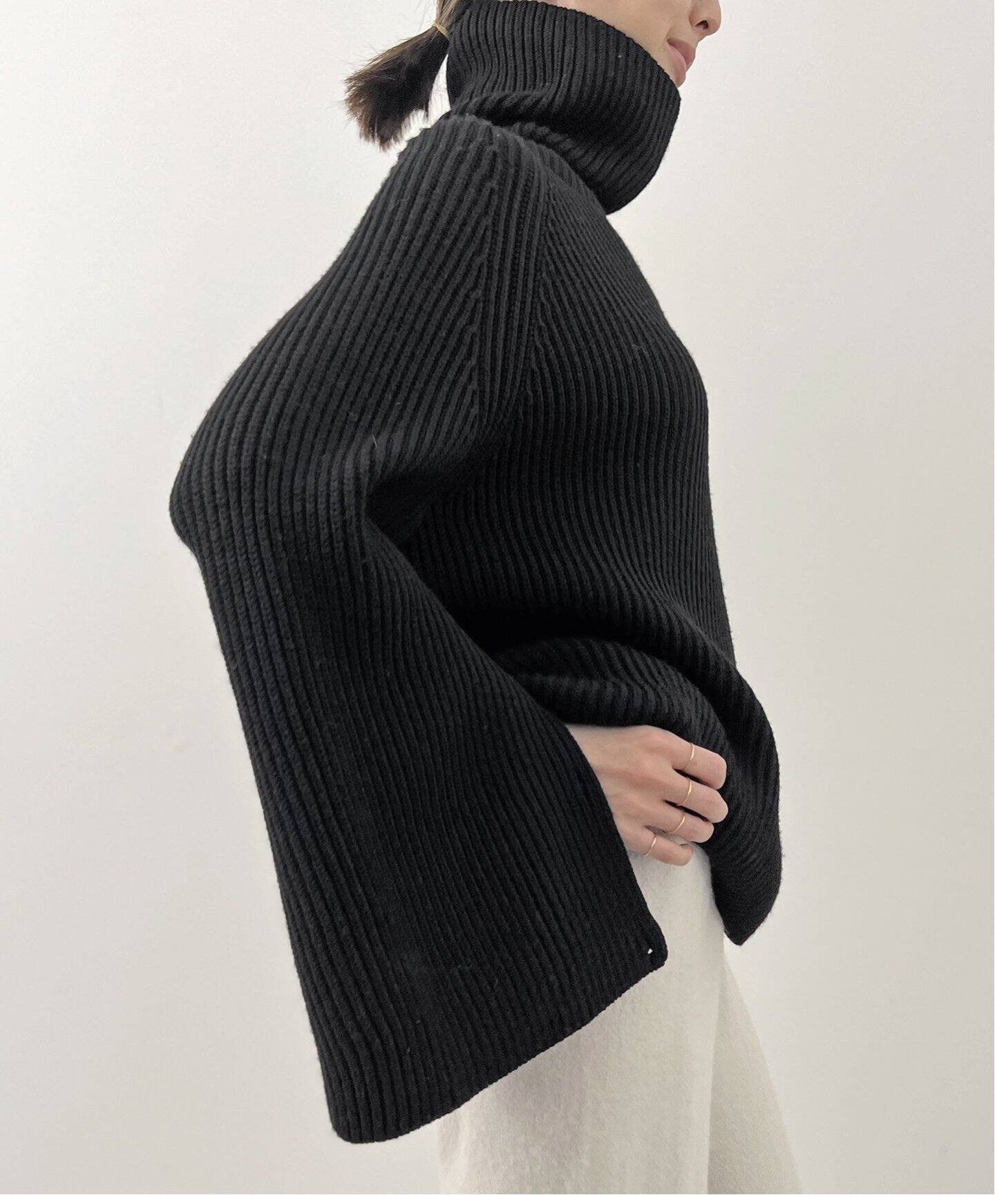 MARK KENLY DOMINO TAN /マークケンリードミノタン】TURTLE NECK KNIT 