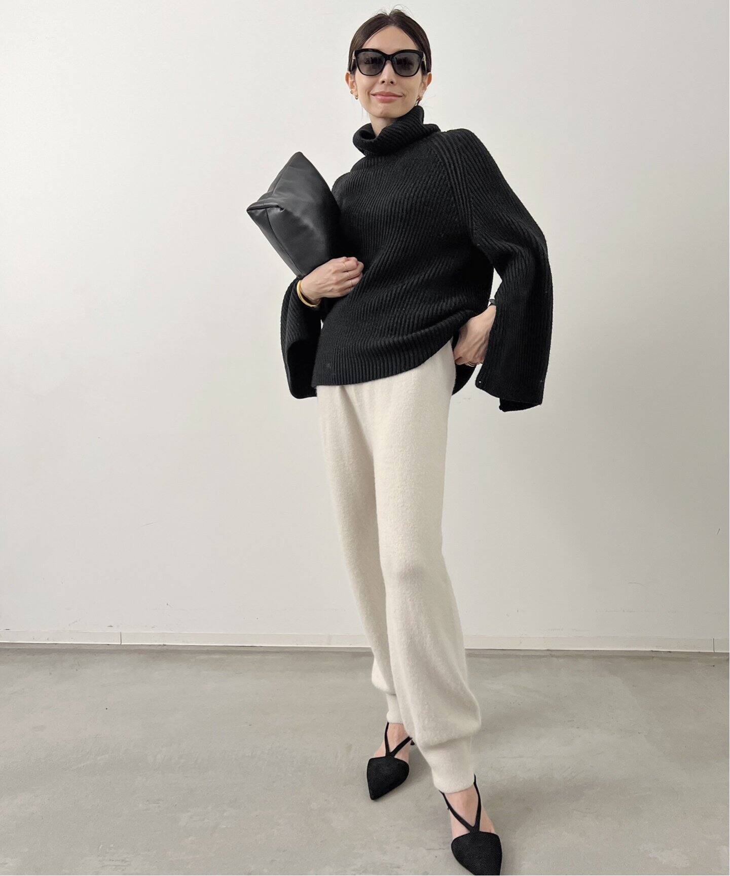 MARK KENLY DOMINO TAN /マークケンリードミノタン】TURTLE NECK KNIT 