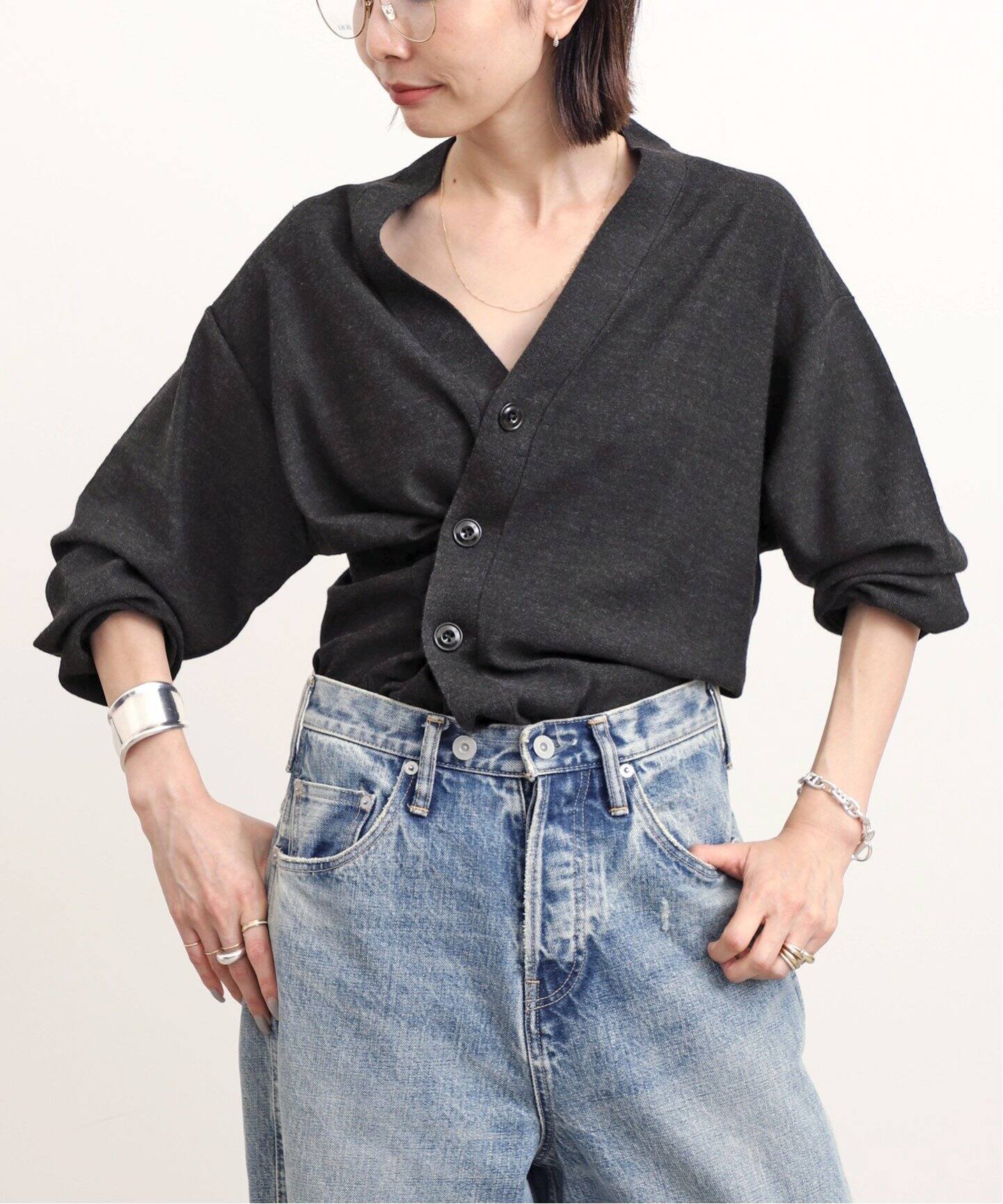 LE MAIRE/ルメール】 RELAXED TWISTED CARDIGAN（ニット／セーター 