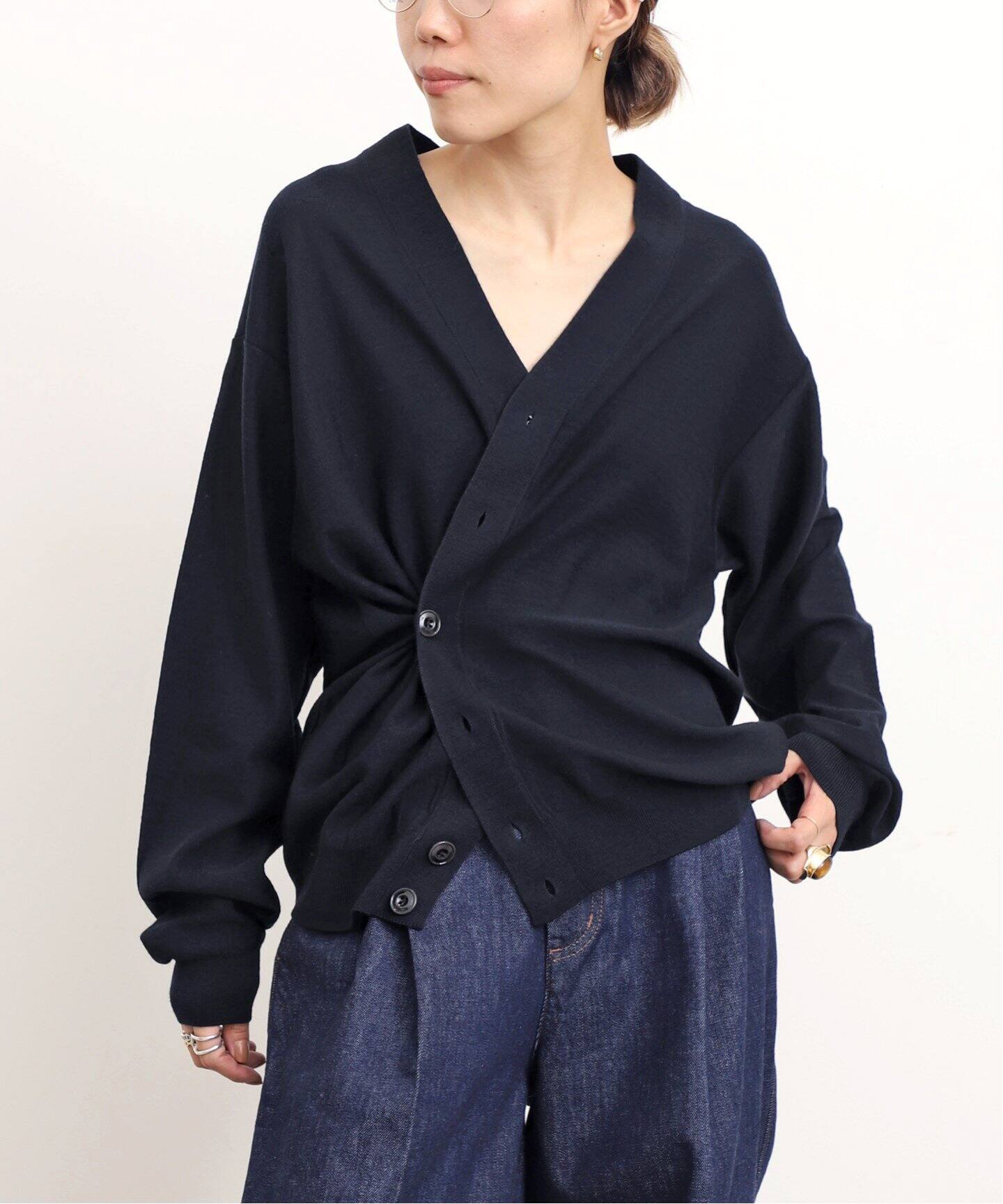 LE MAIRE/ルメール】 RELAXED TWISTED CARDIGAN（ニット／セーター 