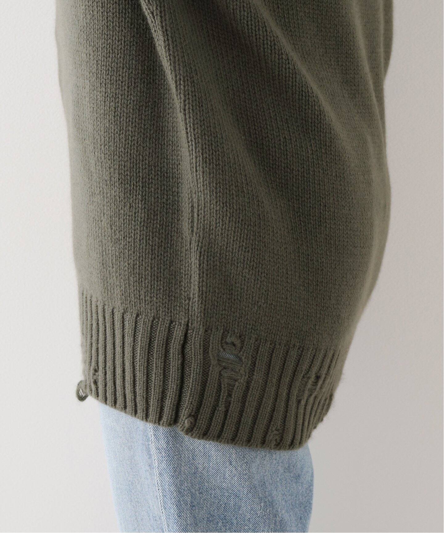 CANESSA/カネッサ】 KARL ROUND NECK KNIT（ニット／セーター）｜L 
