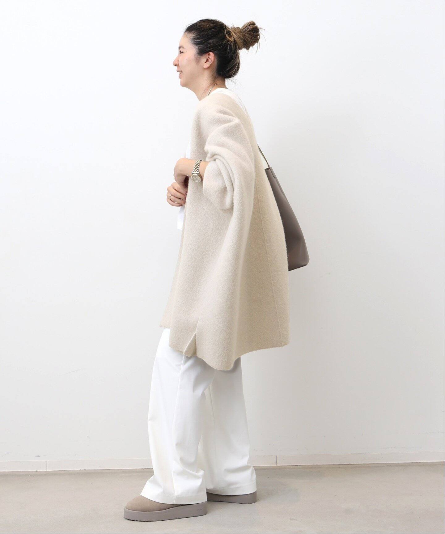 LAUREN MANOOGIAN/ローレン マヌージアン】KNIT MANTE CARDIGAN  