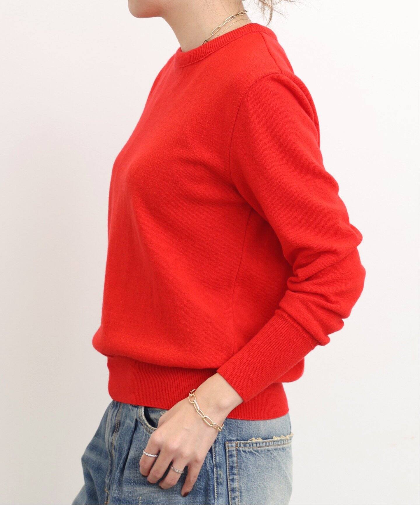 LES PRAIRIES DE PARIS/レプレリード パリ】 CREW NECK KNIT（ニット 