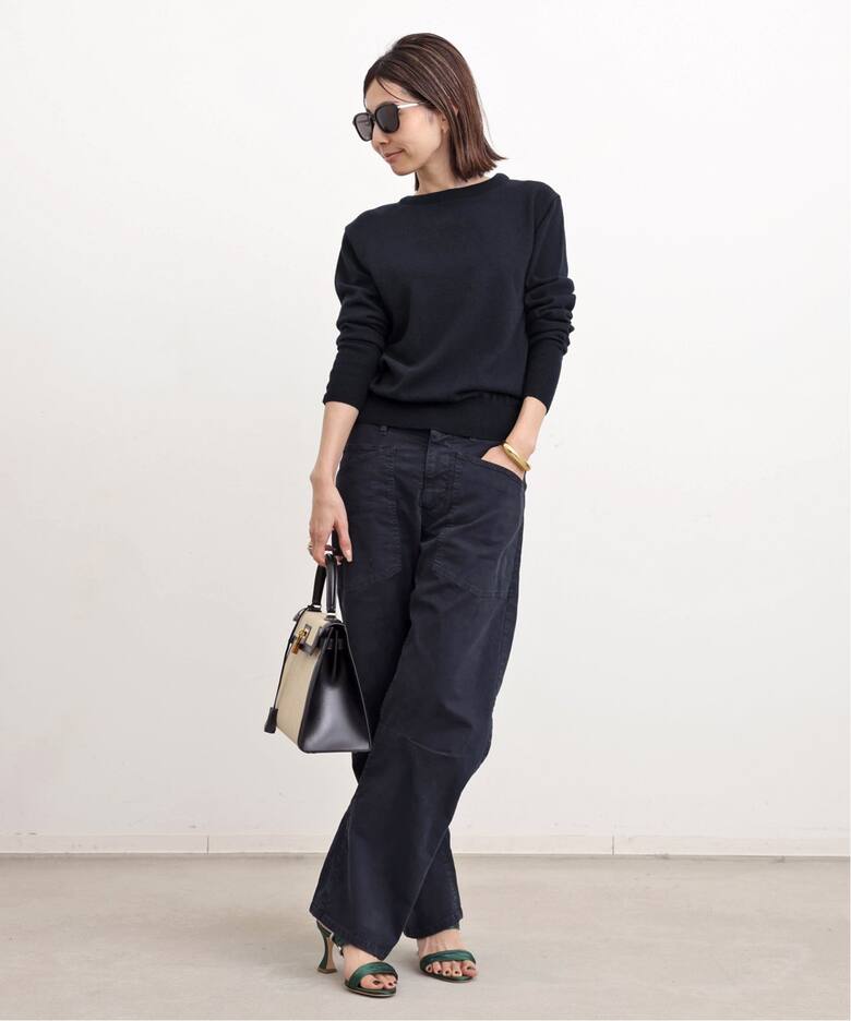 LES PRAIRIES DE PARIS/レプレリード パリ】 CREW NECK KNIT（ニット 