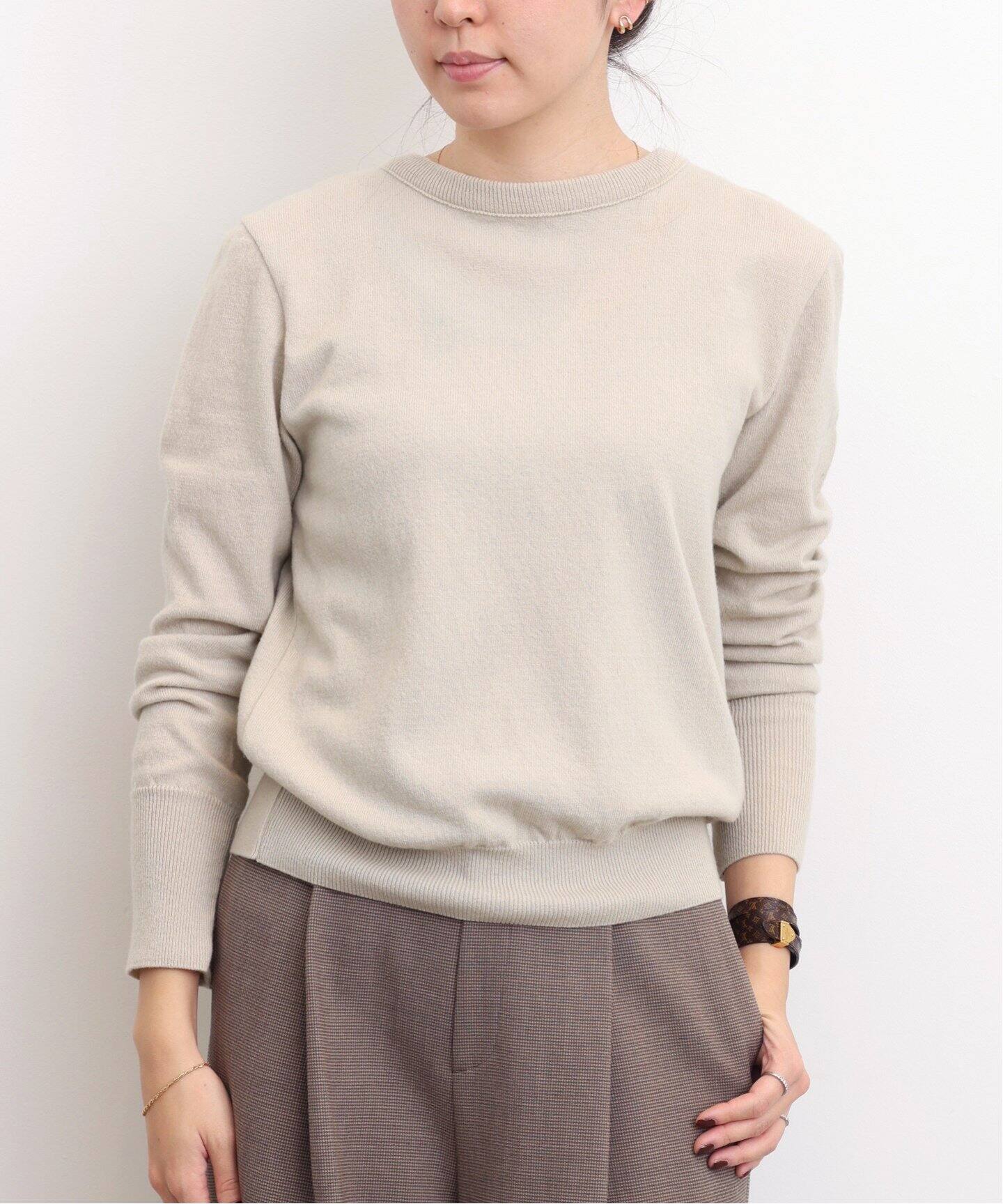LES PRAIRIES DE PARIS/レプレリード パリ】 CREW NECK KNIT（ニット 