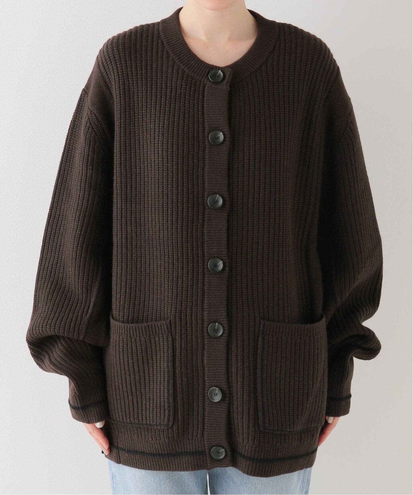 MARIA MCMANUS/マリアマクマナス】 OVERSIZE C/N CARDIGAN（ニット  