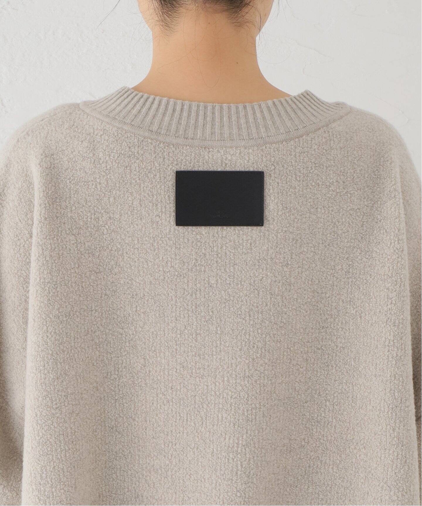 ELE STOLYOF/エレ ストリオフ】Wool pile Reversible Knit Pullover  