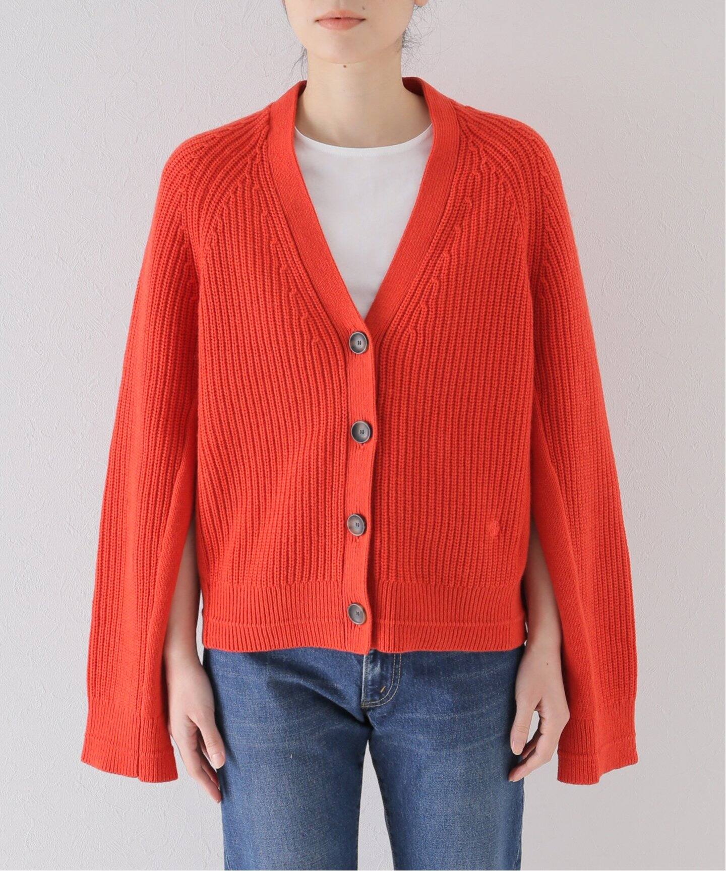 MARIA McMANUS/マリアマクマナス】COCOON SPLIT SLEEVE CARDIGAN 