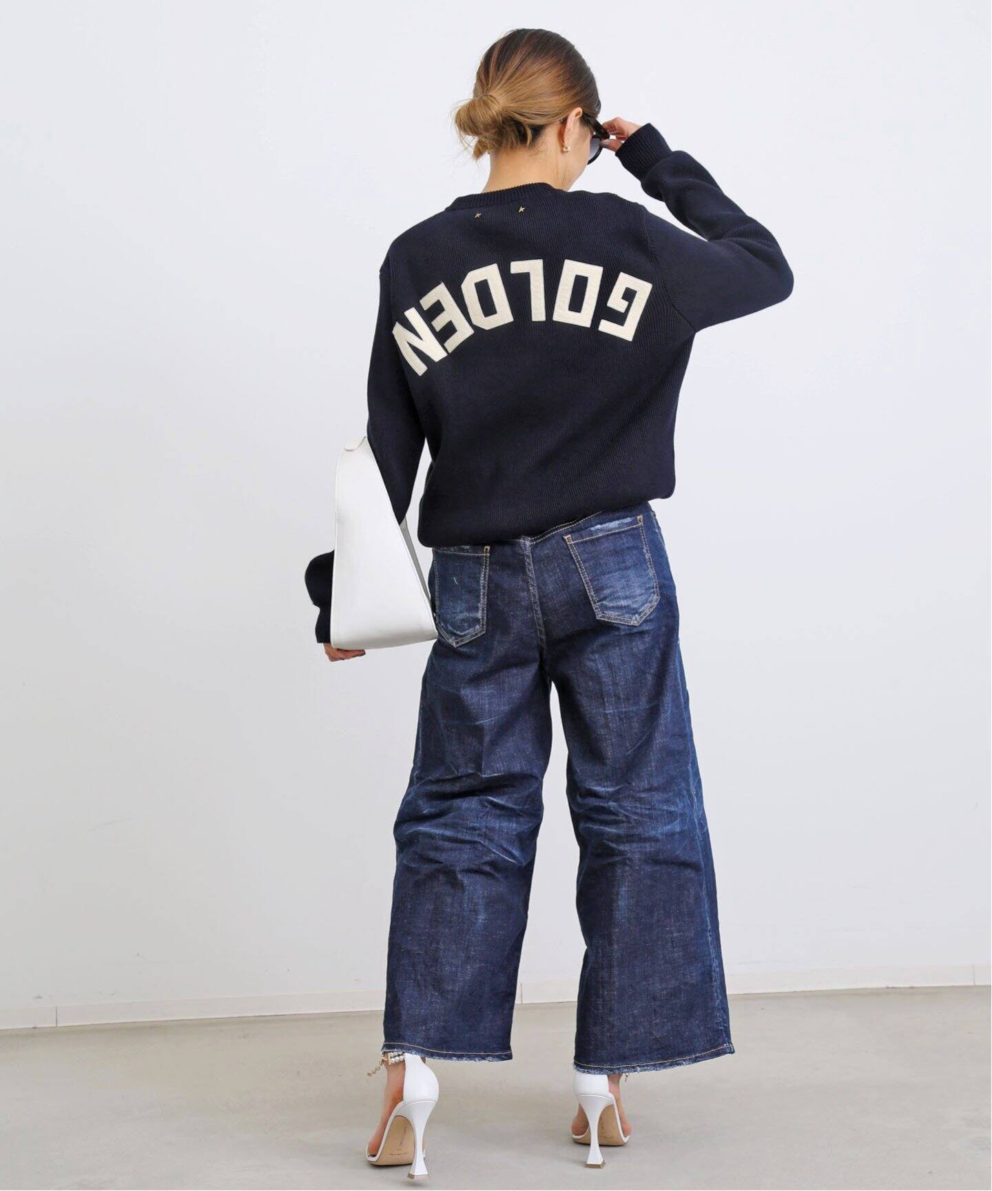 GOLDEN GOOSE/ゴールデングース】GOLDEN BF KNIT（ニット／セーター 