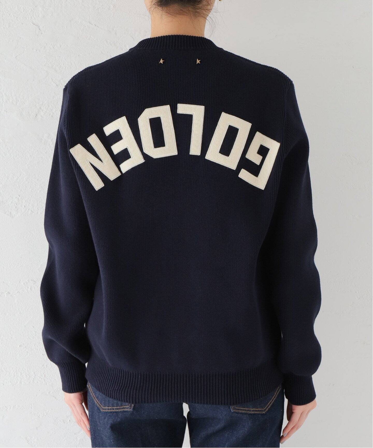 GOLDEN GOOSE/ゴールデングース】GOLDEN BF KNIT（ニット／セーター 