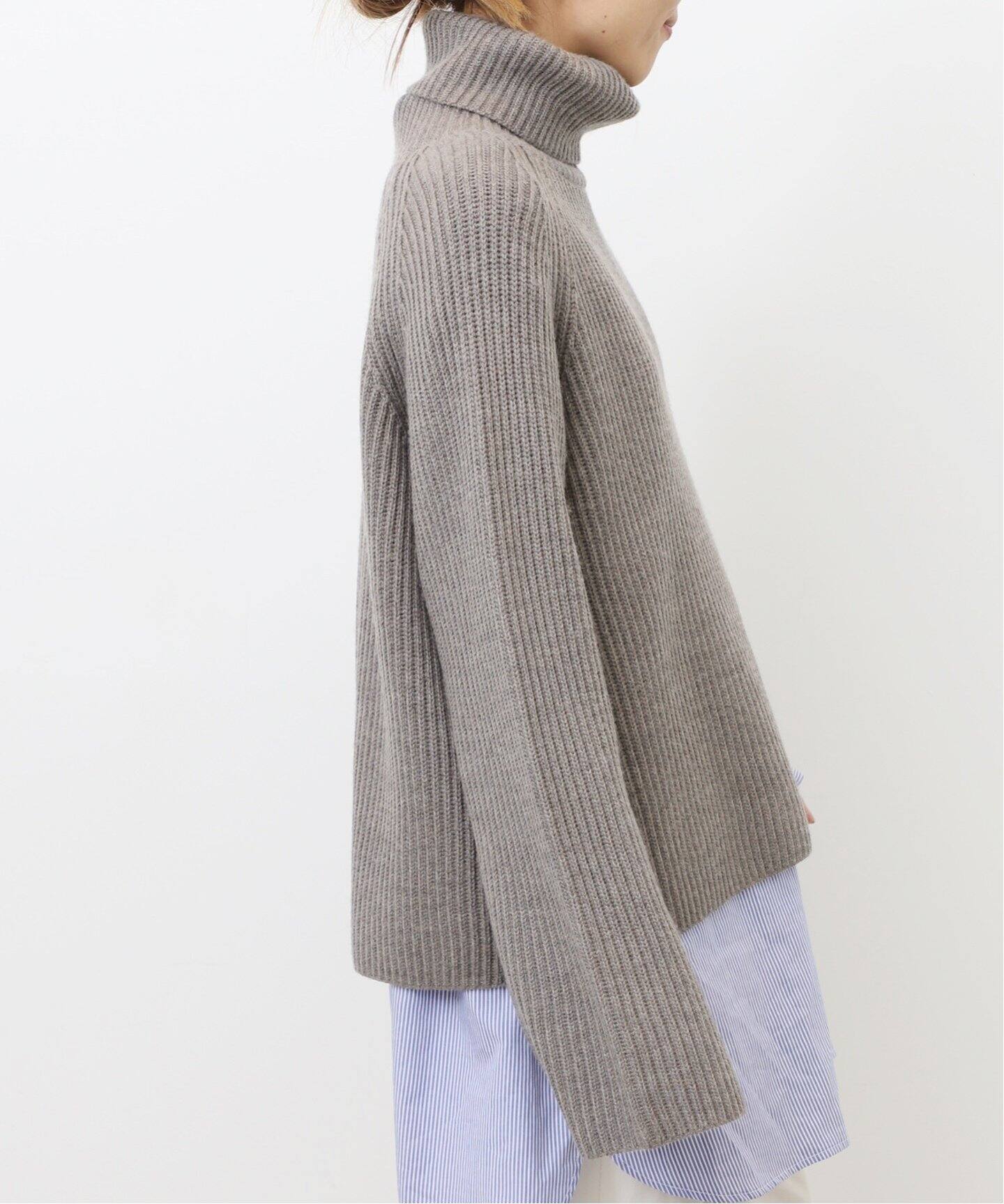 MARK KENLY DOMINO TAN/マークケンリードミノタン】 Turtle Neck Knit  
