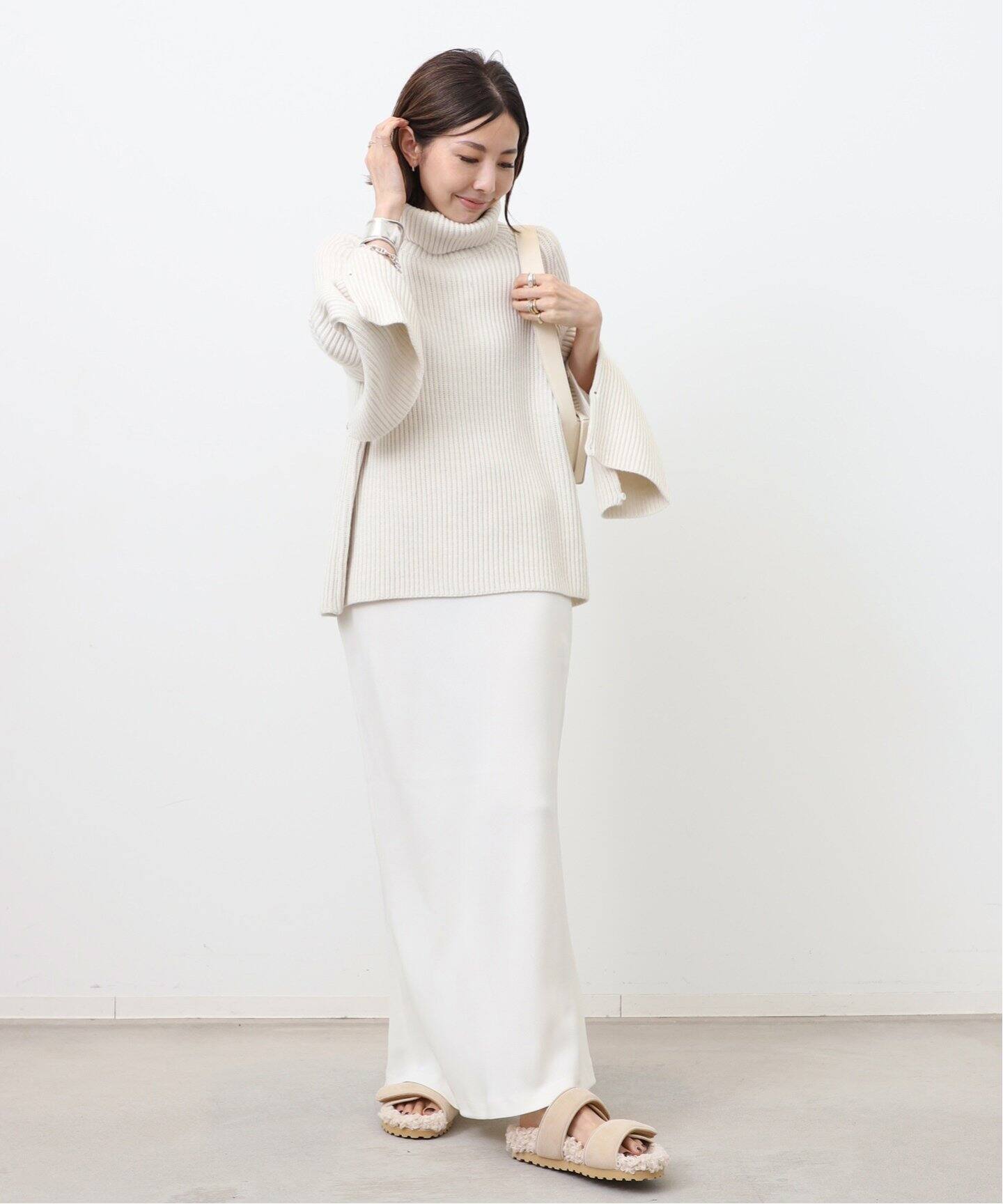 MARK KENLY DOMINO TAN/マークケンリードミノタン】 Turtle Neck Knit  