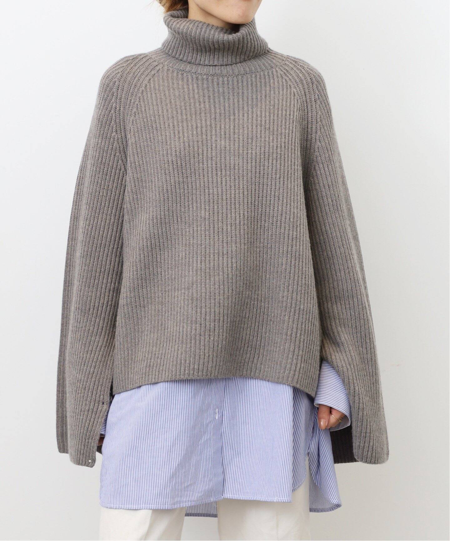 MARK KENLY DOMINO TAN/マークケンリードミノタン】 Turtle Neck Knit  