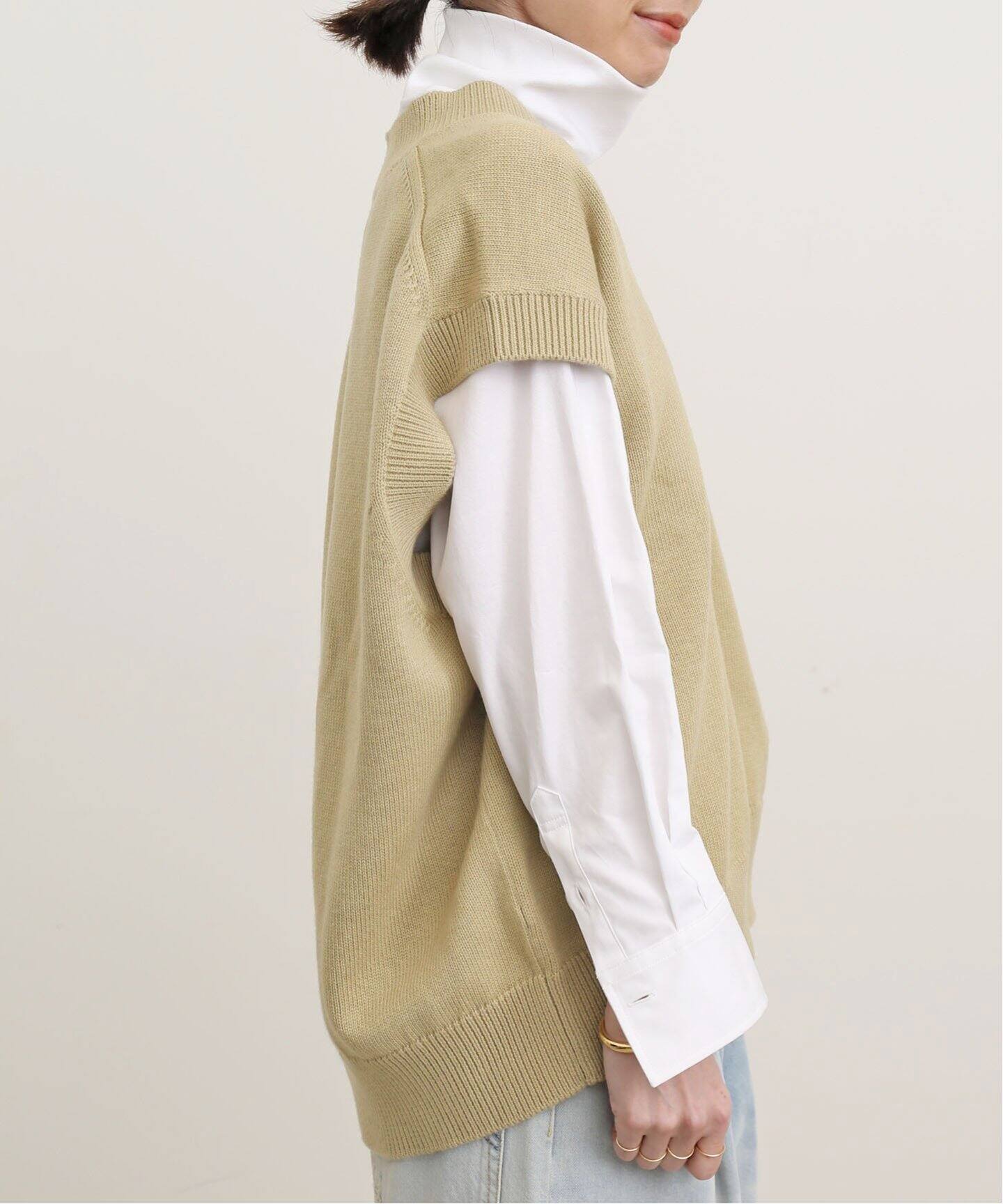 STUDIO NICHOLSON/スタジオ ニコルソン】MERINO KNIT VEST（ニット 