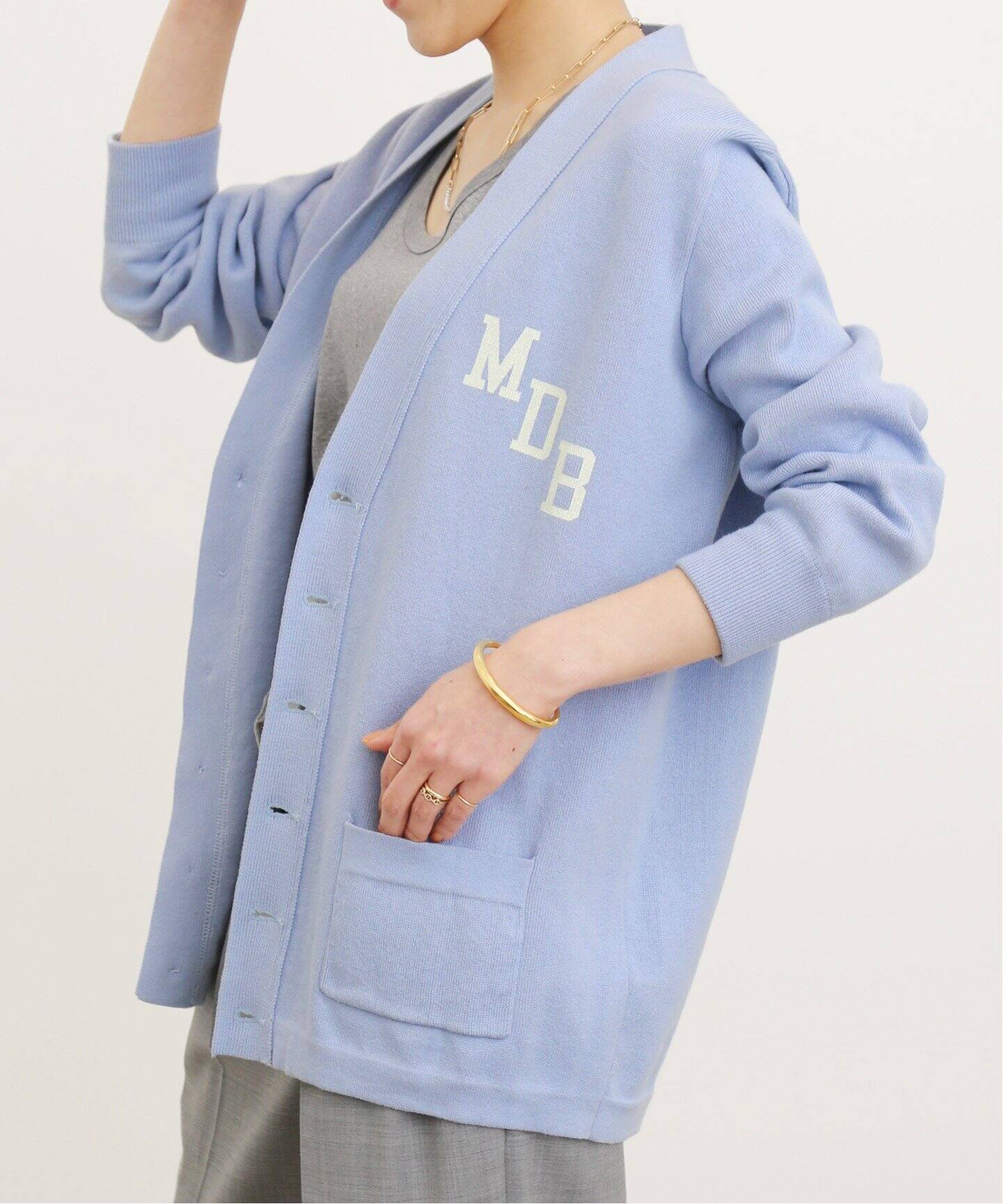 MADISONBLUE/マディソンブルー】BIG CARDIGAN COTTON（ニット  