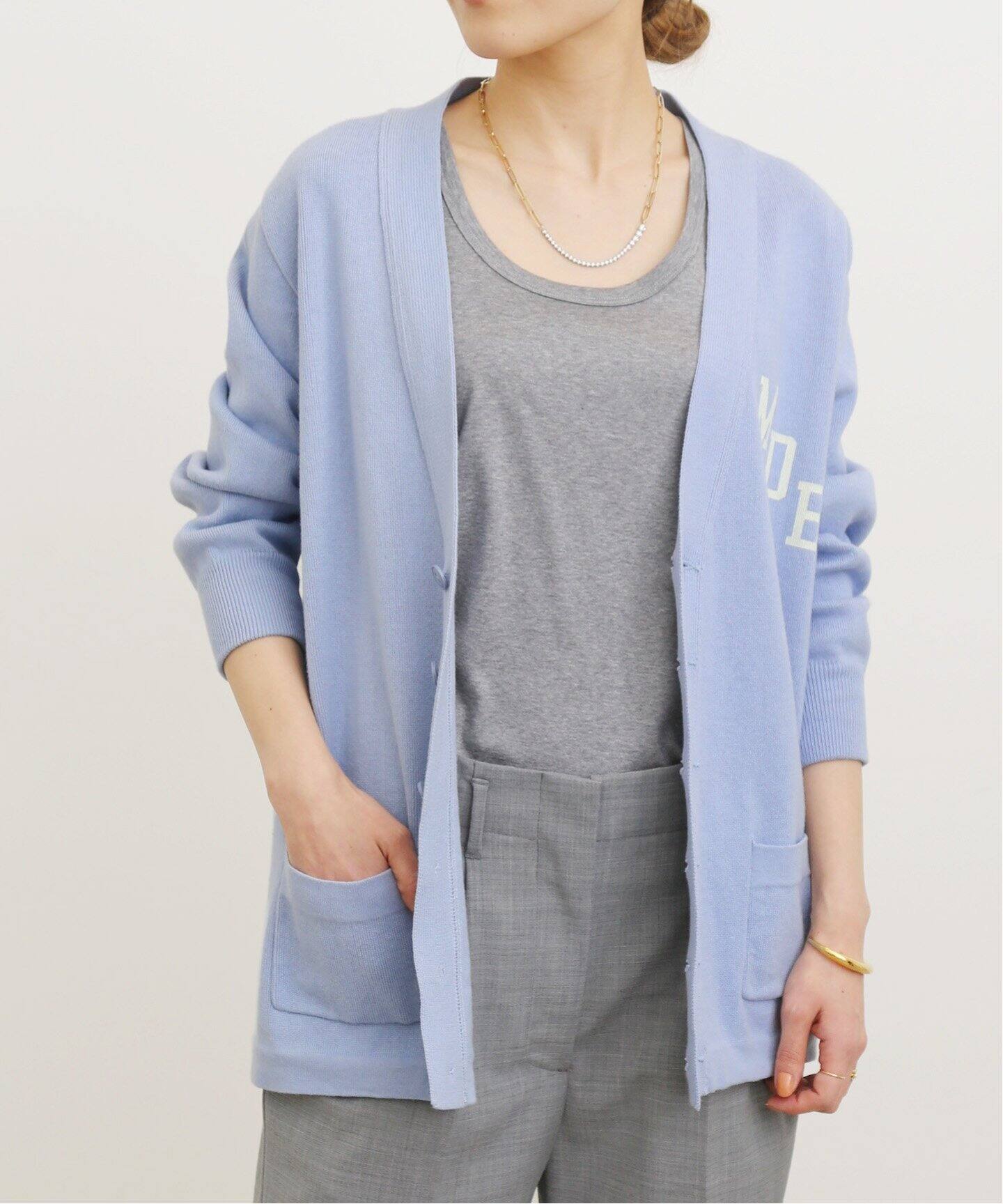 MADISONBLUE/マディソンブルー】BIG CARDIGAN COTTON（ニット  