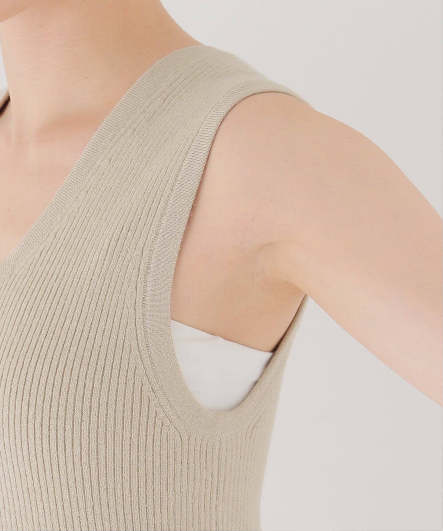 ニット+セーター LAUREN MANOOGIAN KNIT TANK Lauren Manoogian Handknit Paint Rollneck, Tobacco Paint – Glasswing