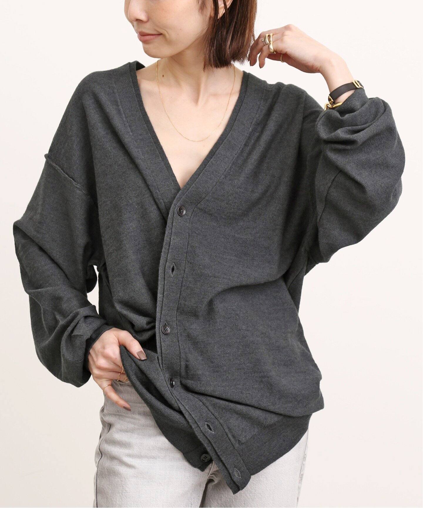 LEMAIRE/ルメール】TWISTED CARDIGAN（ニット／セーター）｜L 