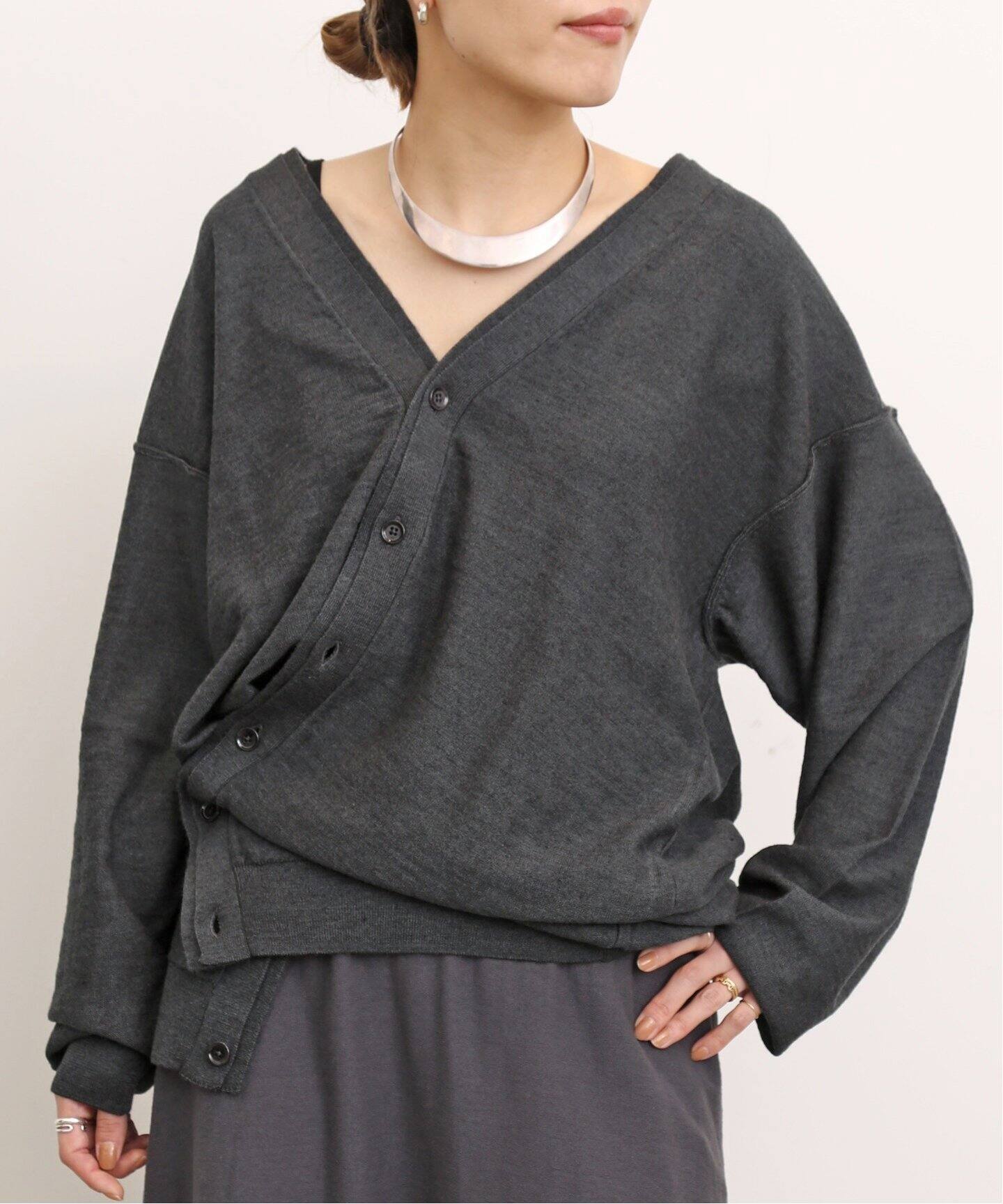 LEMAIRE/ルメール】TWISTED CARDIGAN（ニット／セーター）｜L  