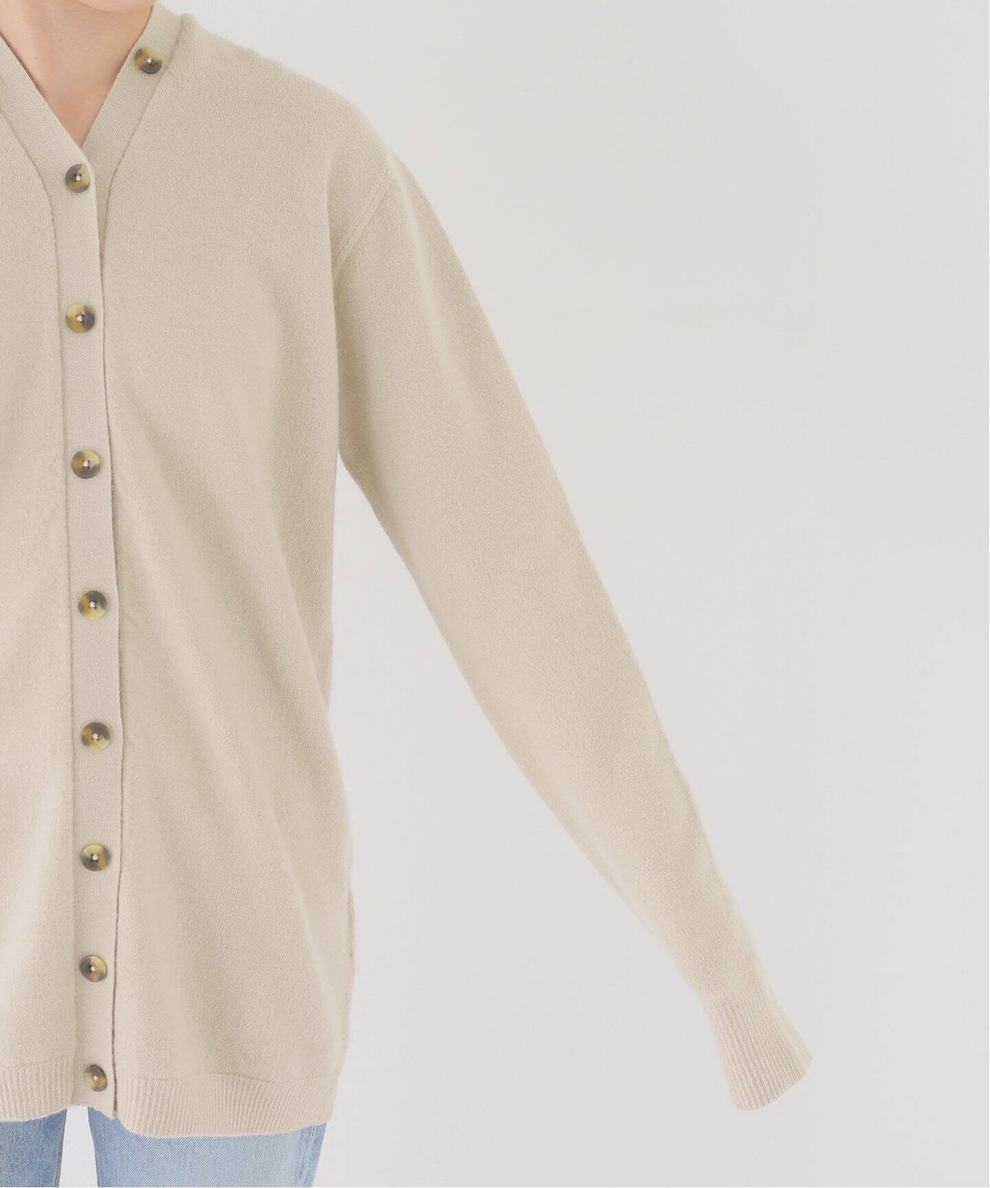 LAUREN MANOOGIAN/ローレン マヌージアン】 BUTTON CARDIGAN（ニット  