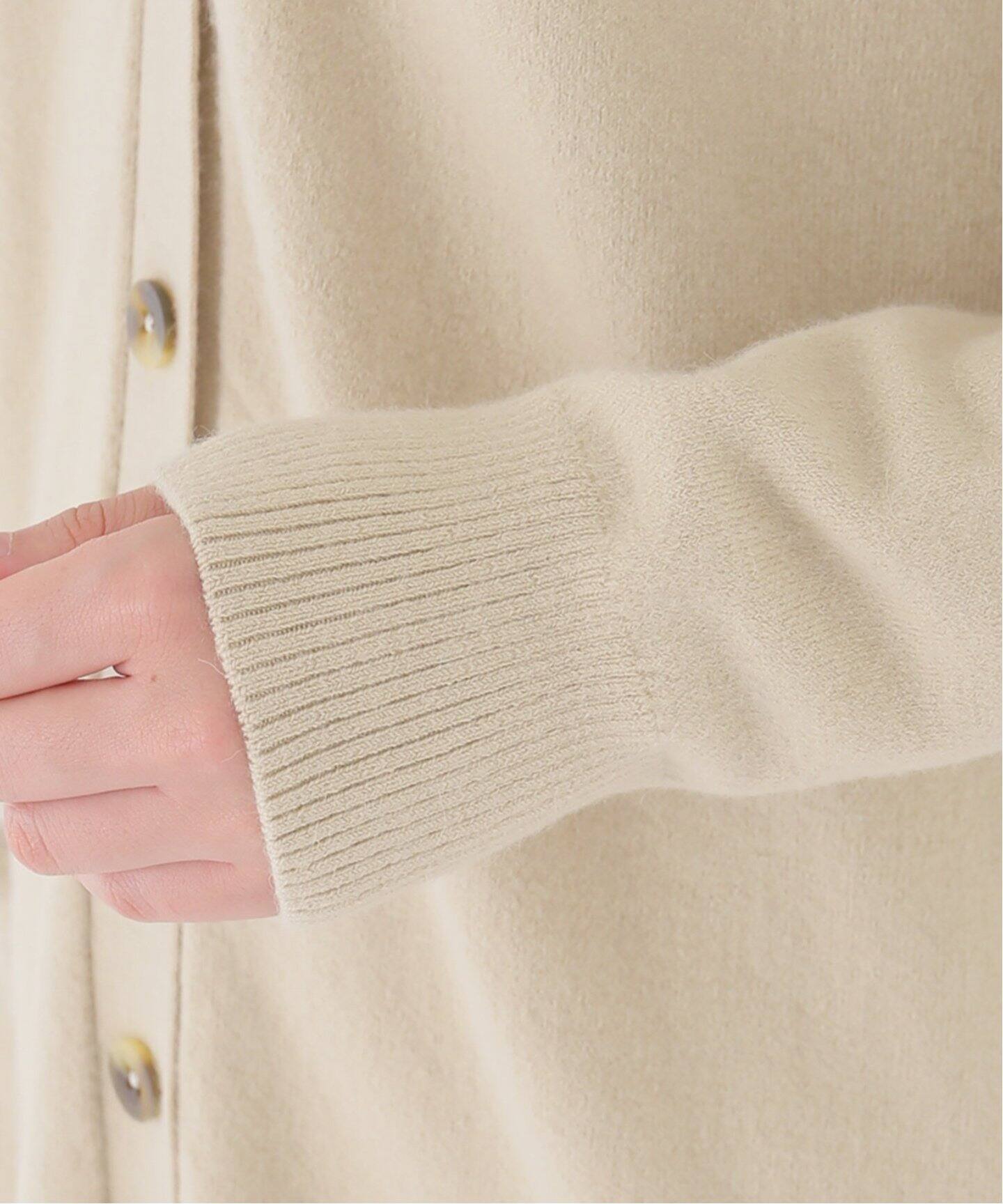 LAUREN MANOOGIAN/ローレン マヌージアン】 BUTTON CARDIGAN（ニット 