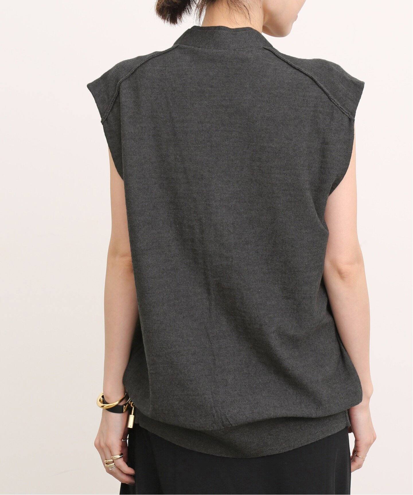 LEMAIRE/ルメール】SLEEVELESS TWISTED CARDIGAN（ニット／セーター 