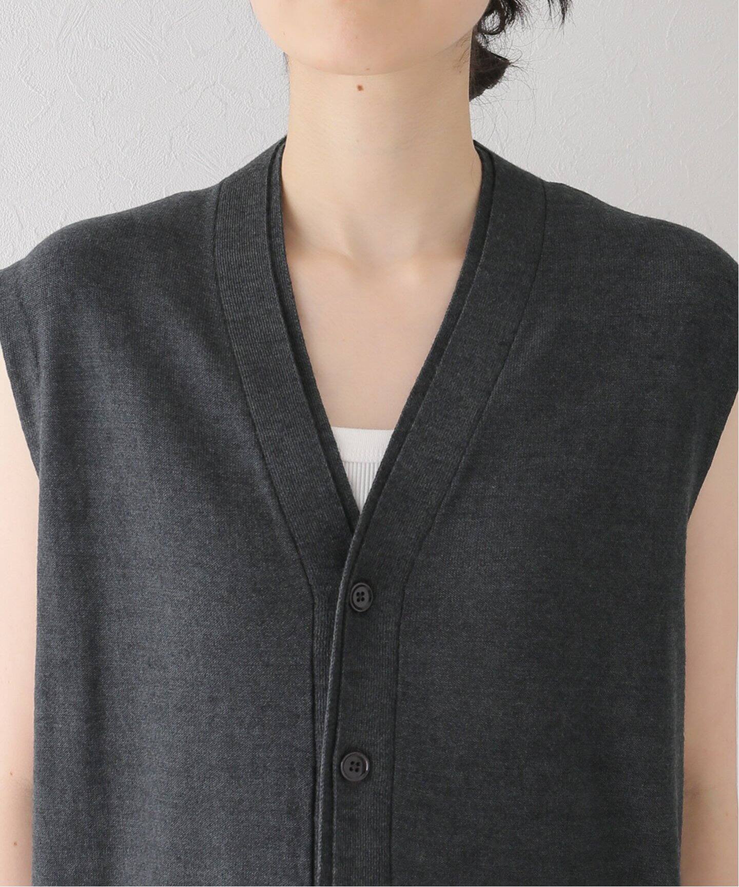 LEMAIRE/ルメール】SLEEVELESS TWISTED CARDIGAN（ニット／セーター 