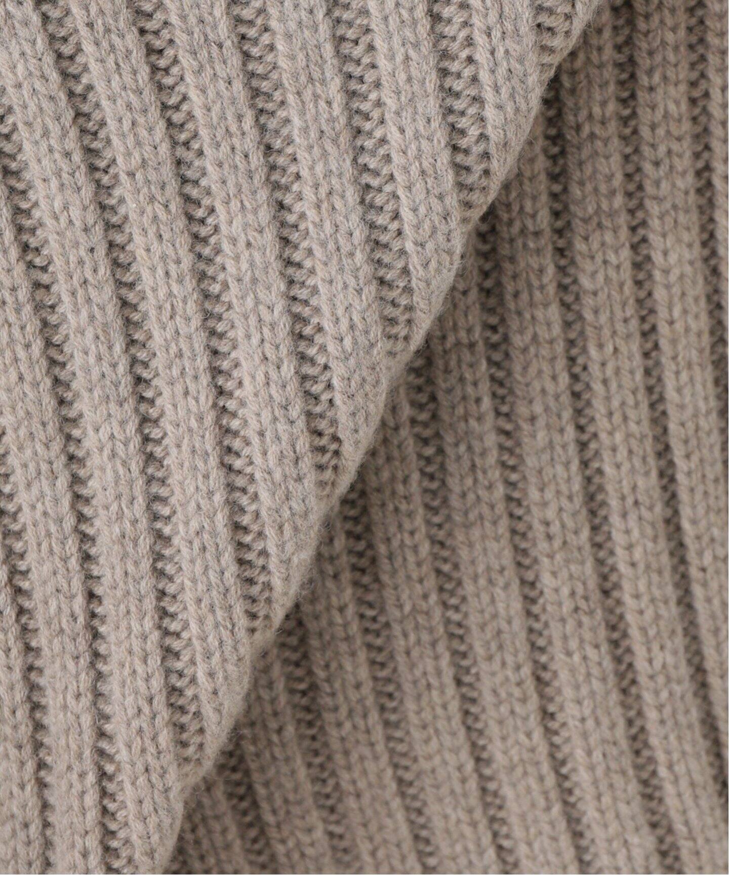 MR MITTENS/ミスター ミトンズ】 RIBBED HIGH NECK KNIT（ニット  