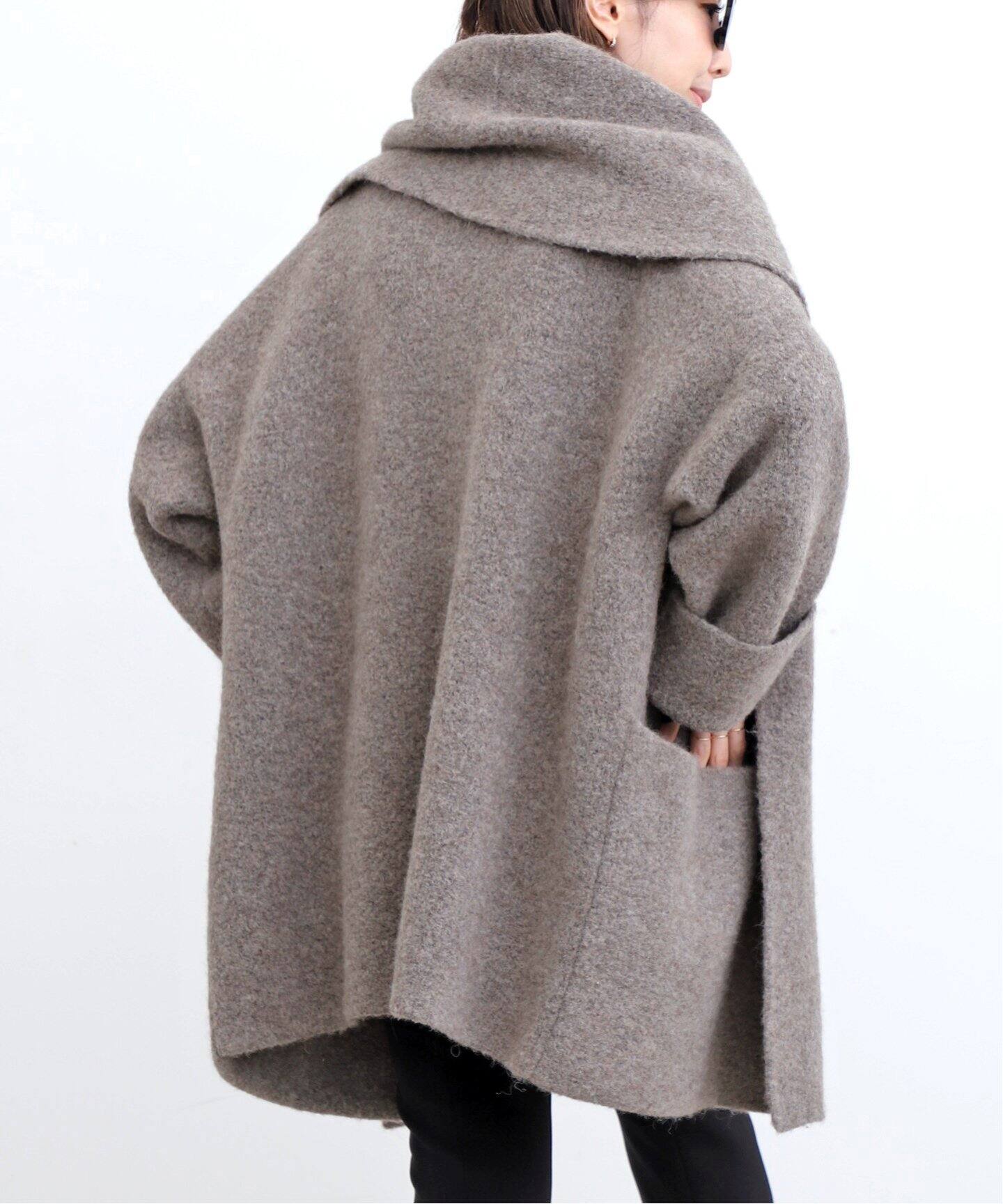 LAUREN MANOOGIAN/ローレン マヌージアン】 DOUBLE FACE COAT（ニット  