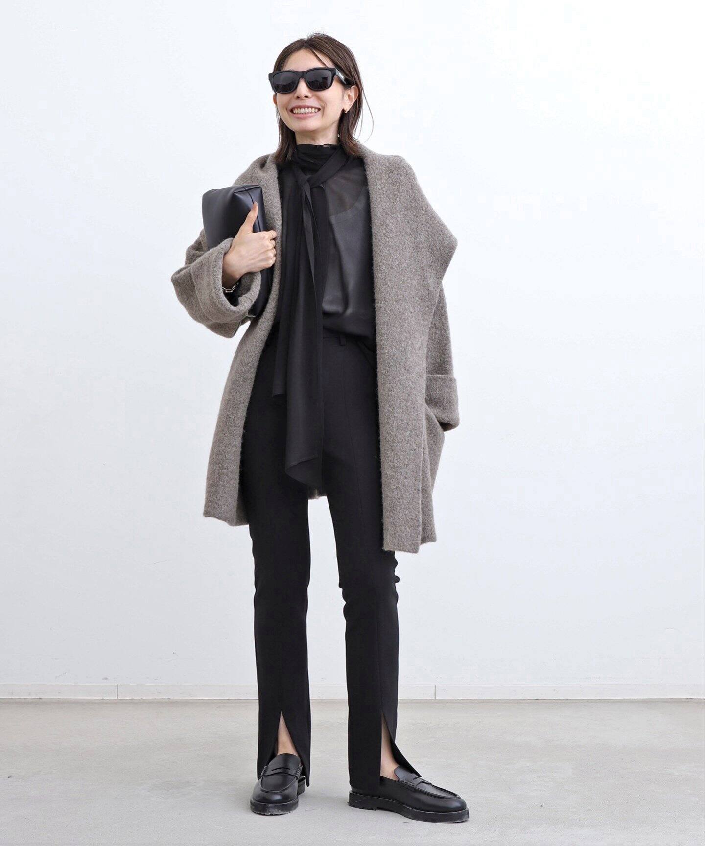 LAUREN MANOOGIAN/ローレン マヌージアン】 DOUBLE FACE COAT（ニット  