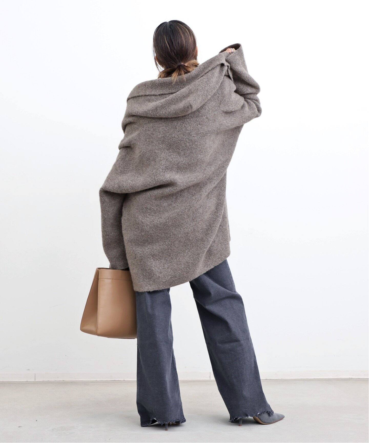 LAUREN MANOOGIAN/ローレン マヌージアン】 DOUBLE FACE COAT（ニット 