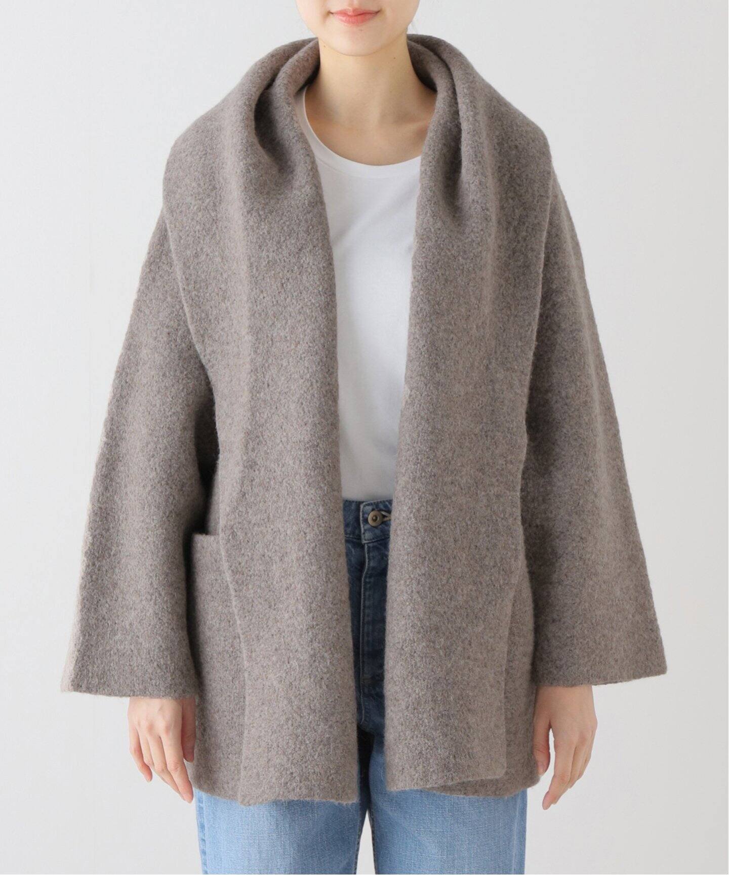 LAUREN MANOOGIAN/ローレン マヌージアン】 DOUBLE FACE COAT（ニット  