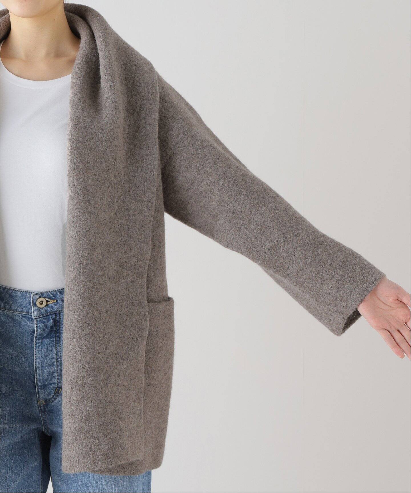 LAUREN MANOOGIAN/ローレン マヌージアン】 DOUBLE FACE COAT（ニット 