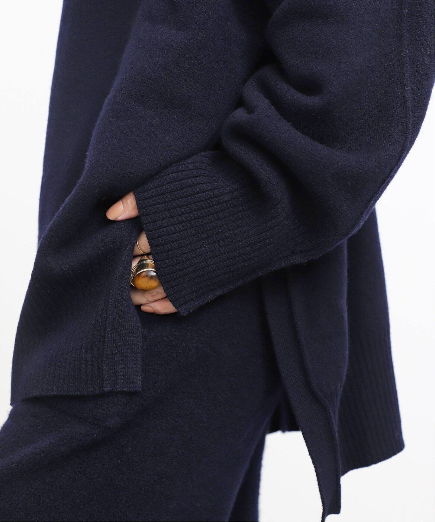 ADR/エーディーアール】 Wool pile Reversible Knit Hoodie（ニット  