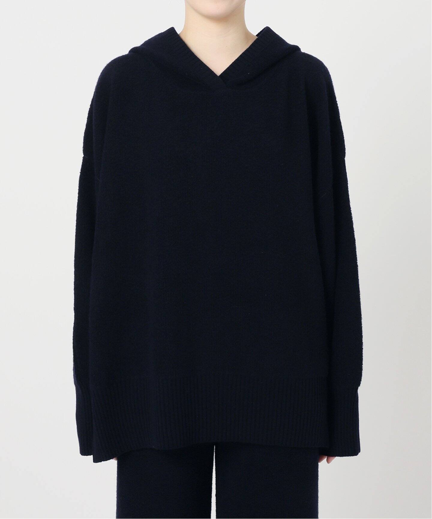 ADR/エーディーアール】 Wool pile Reversible Knit Hoodie（ニット  