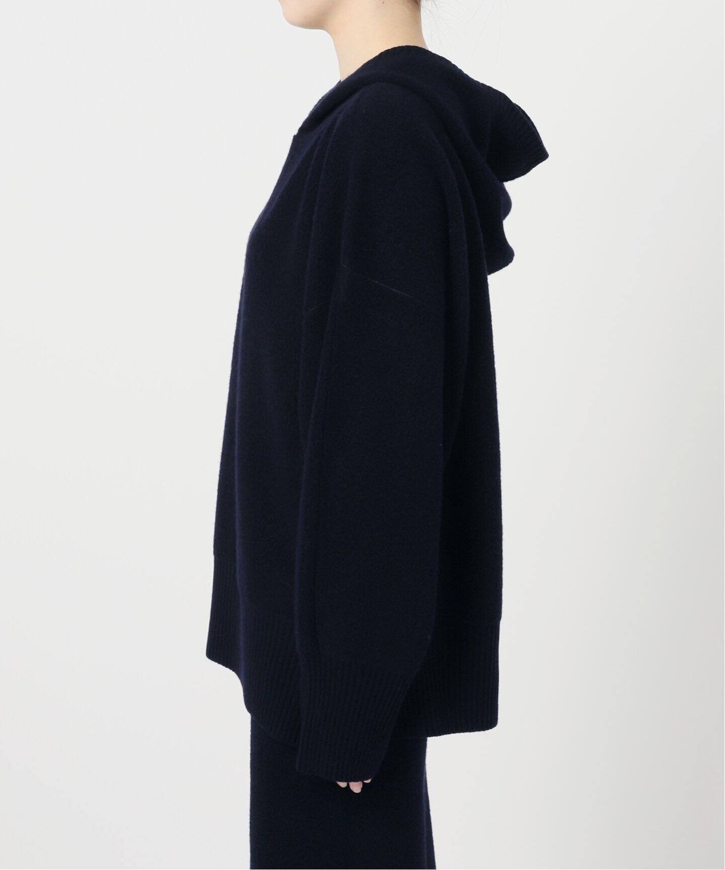 ADR/エーディーアール】 Wool pile Reversible Knit Hoodie（ニット  