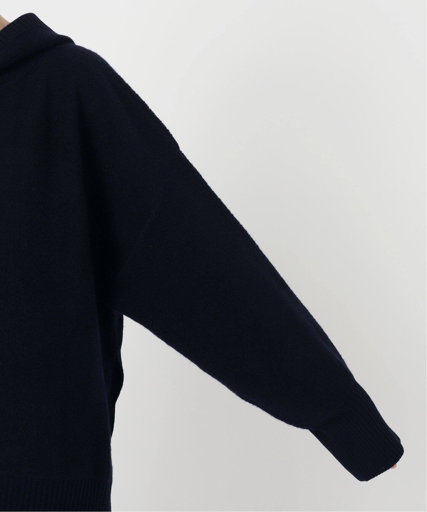 ADR/エーディーアール】 Wool pile Reversible Knit Hoodie（ニット  