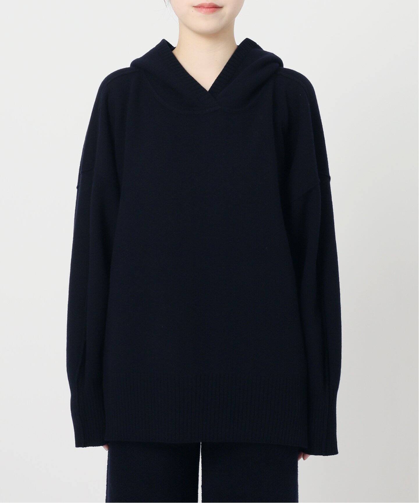 ADR/エーディーアール】 Wool pile Reversible Knit Hoodie（ニット  