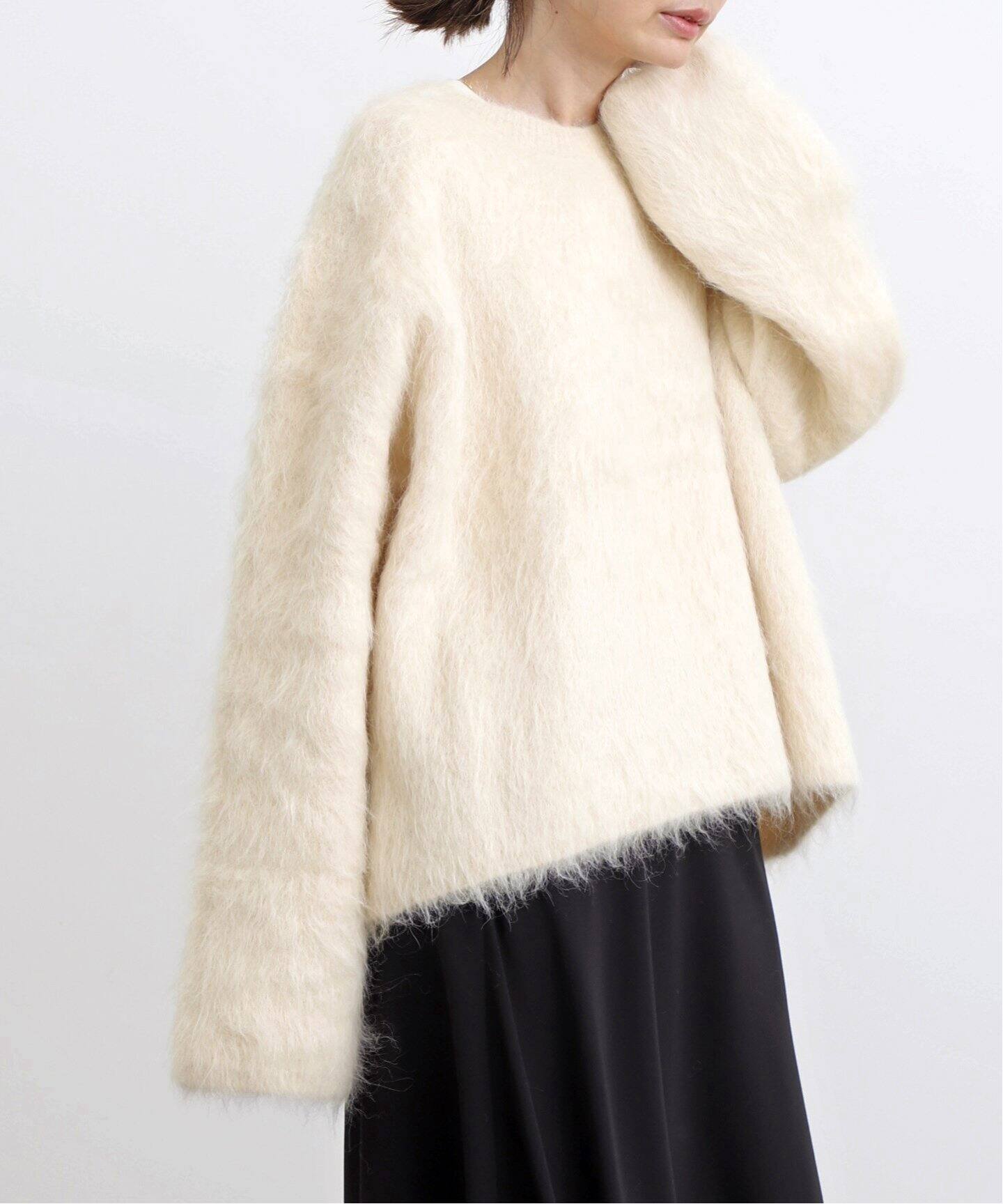 TOTEME/トーテム】ALPACA BOXY KNIT（ニット／セーター）｜L 