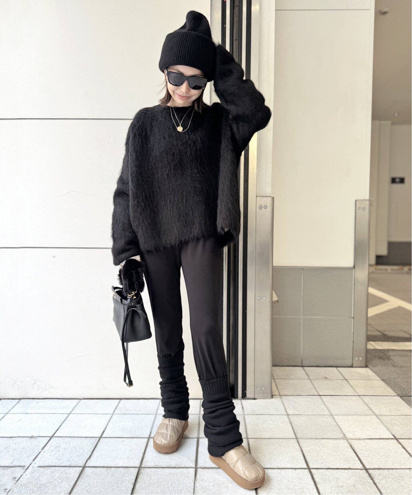 TOTEME/トーテム】ALPACA BOXY KNIT（ニット／セーター）｜L  