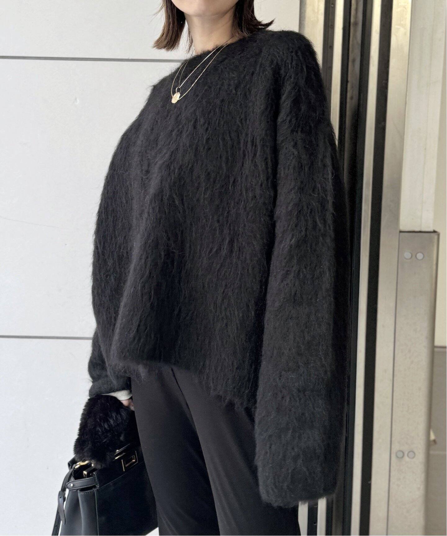 TOTEME/トーテム】ALPACA BOXY KNIT（ニット／セーター）｜L  