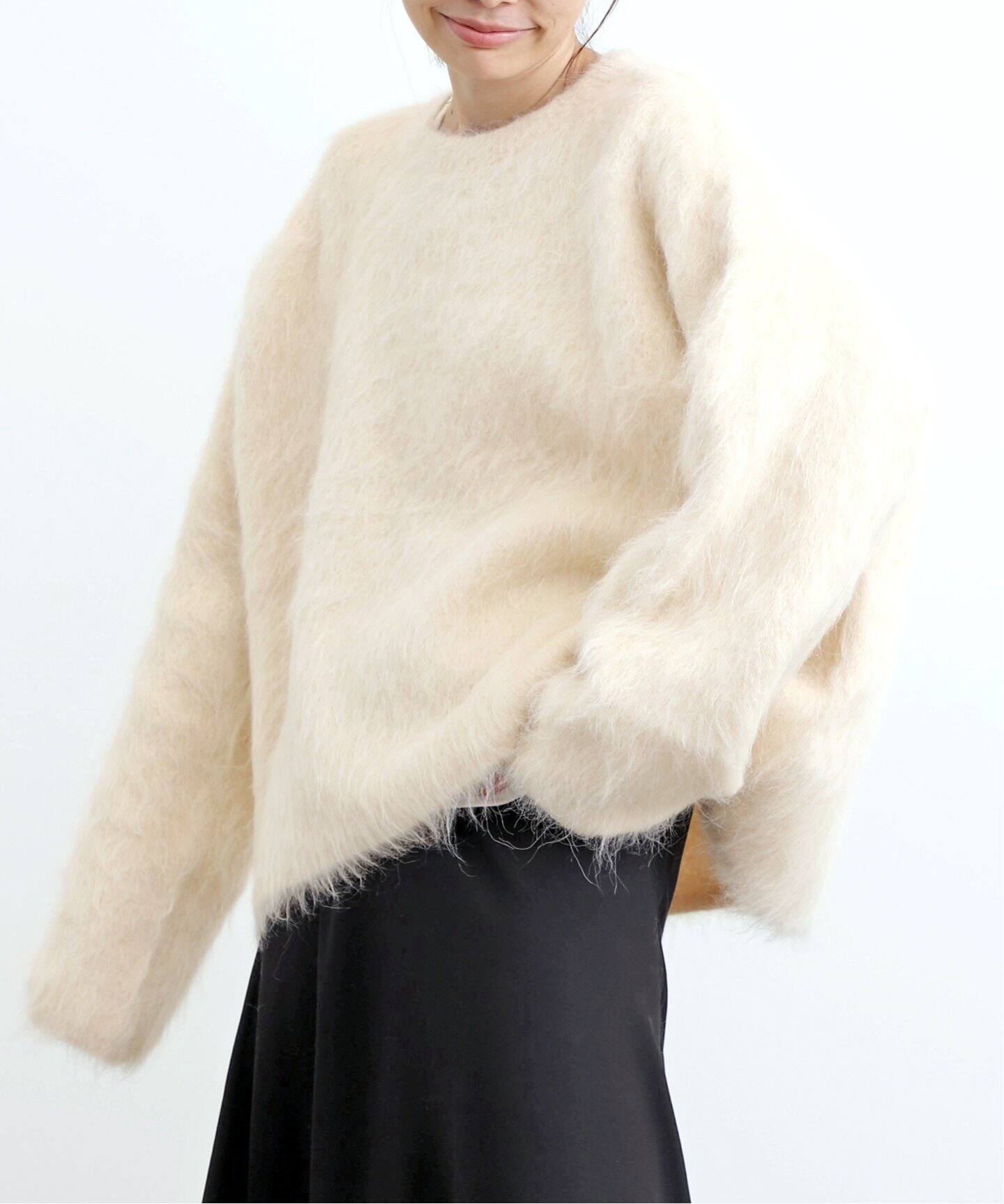 TOTEME/トーテム】ALPACA BOXY KNIT（ニット／セーター）｜L 