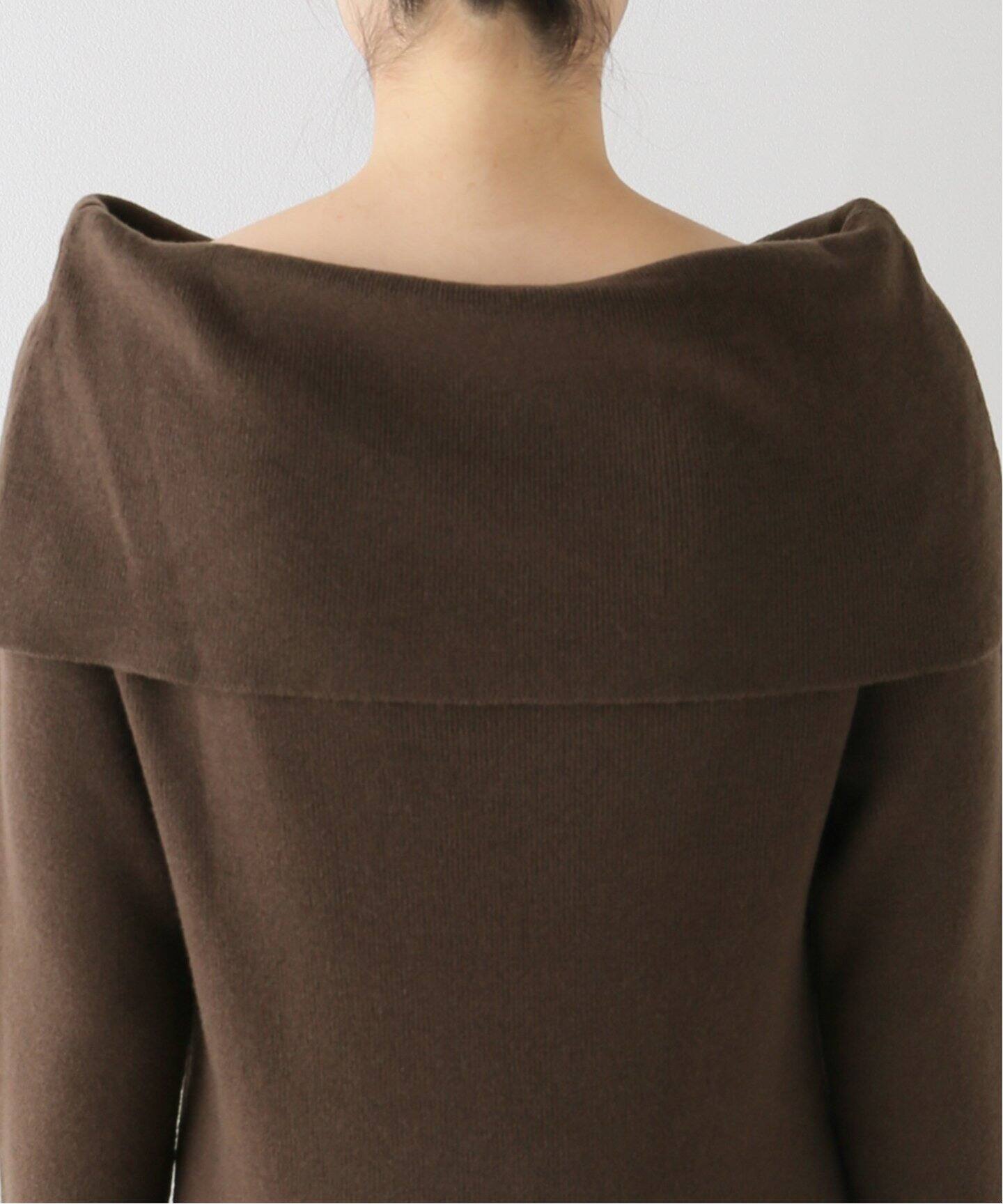 RUOHAN/ローハン】 OFF SHOULDER KNITTED TOP（ニット／セーター）｜L  