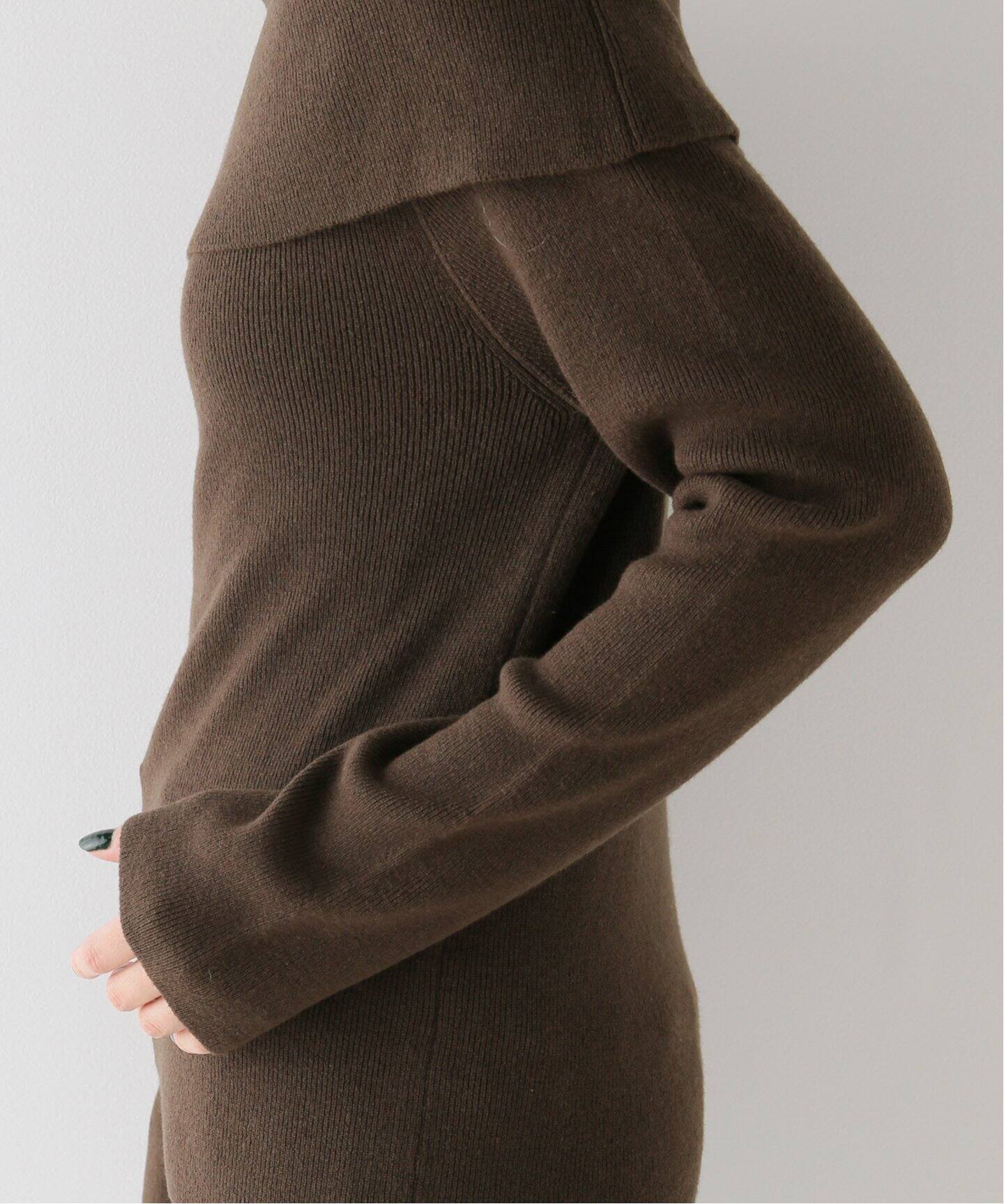 RUOHAN/ローハン】 OFF SHOULDER KNITTED TOP（ニット／セーター）｜L  