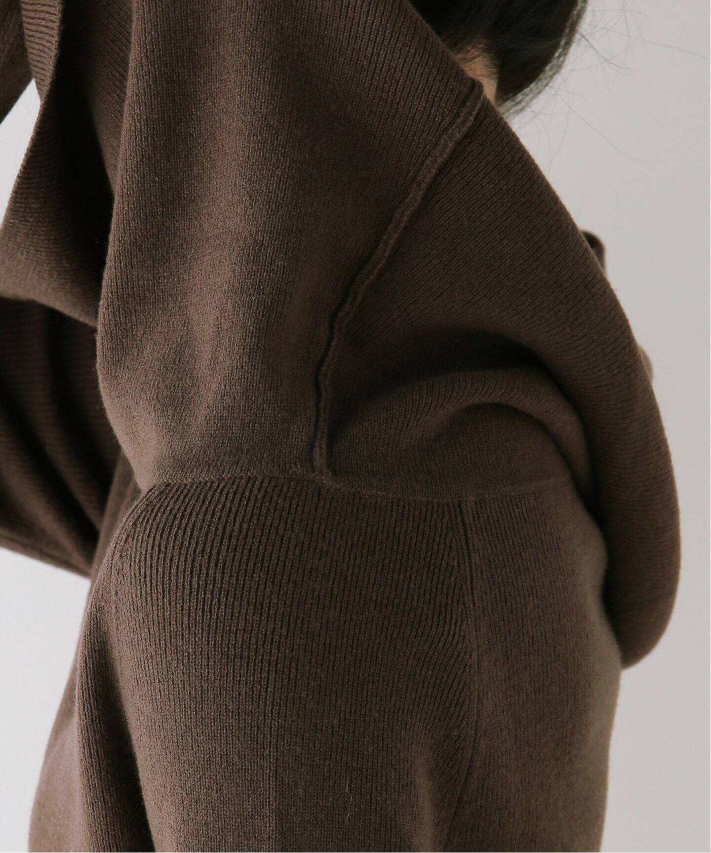 RUOHAN/ローハン】 OFF SHOULDER KNITTED TOP（ニット／セーター）｜L  