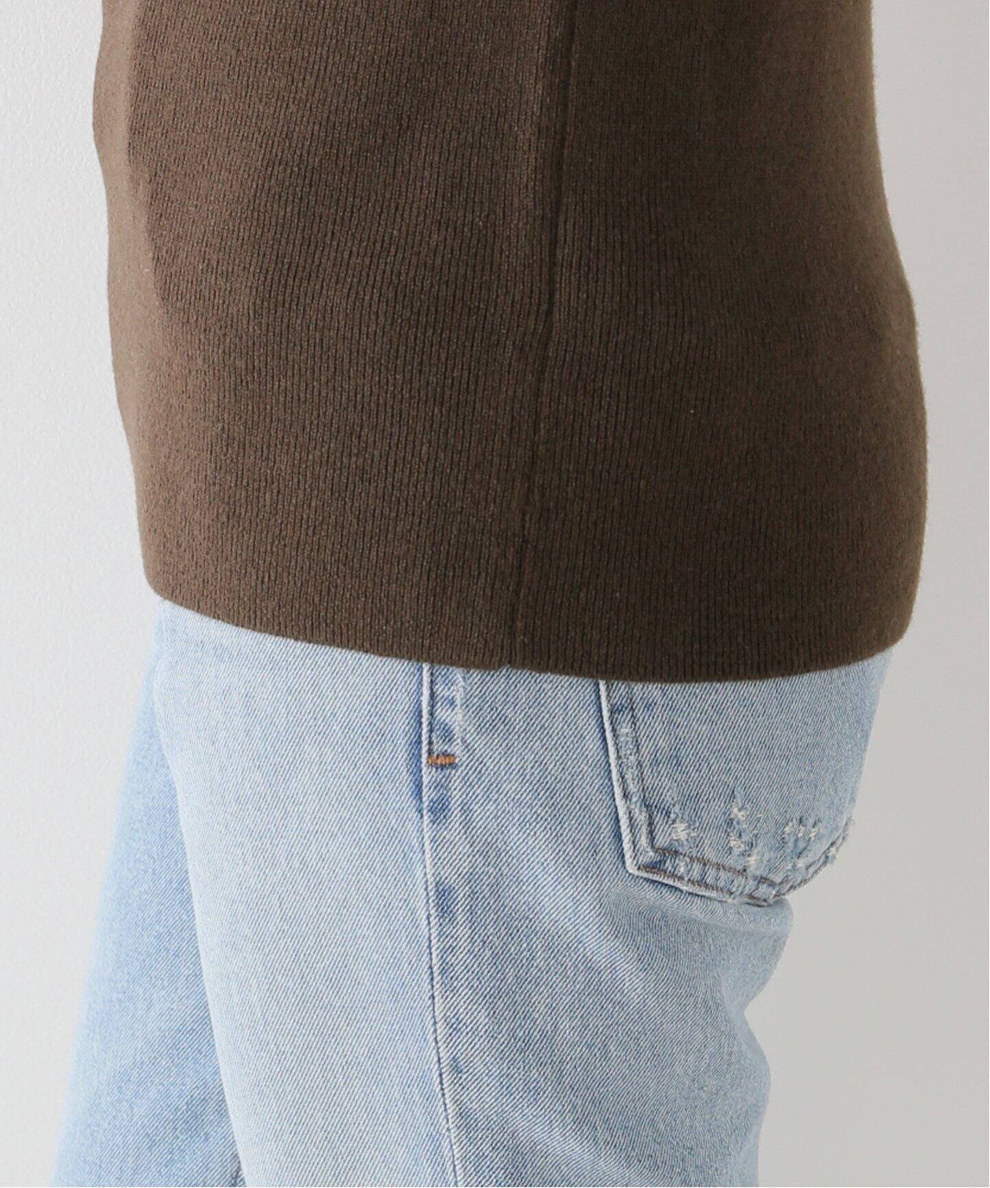 RUOHAN/ローハン】 OFF SHOULDER KNITTED TOP（ニット／セーター）｜L  