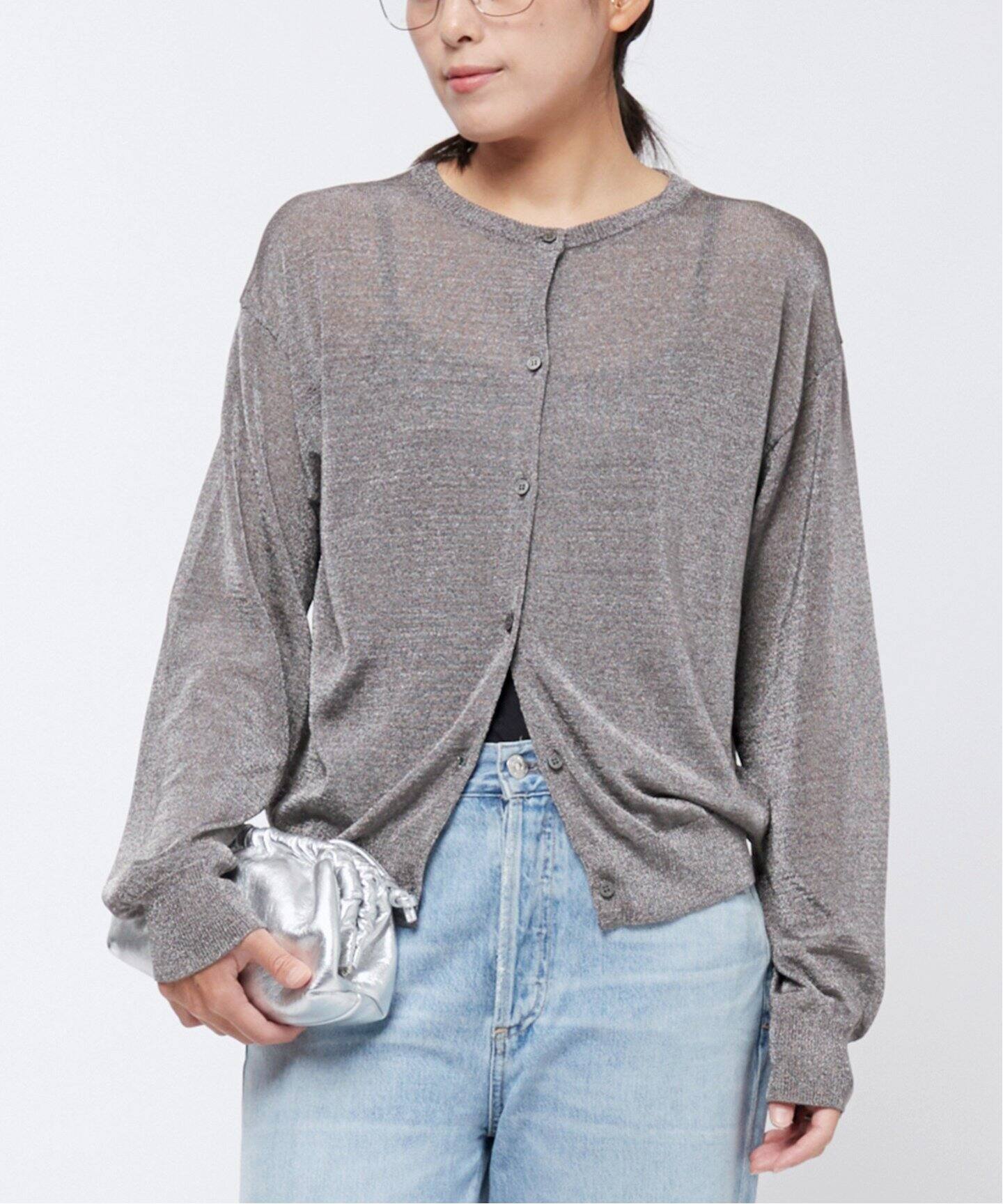 Glitter cardigan（ニット／セーター）｜AP STUDIO（エーピー  